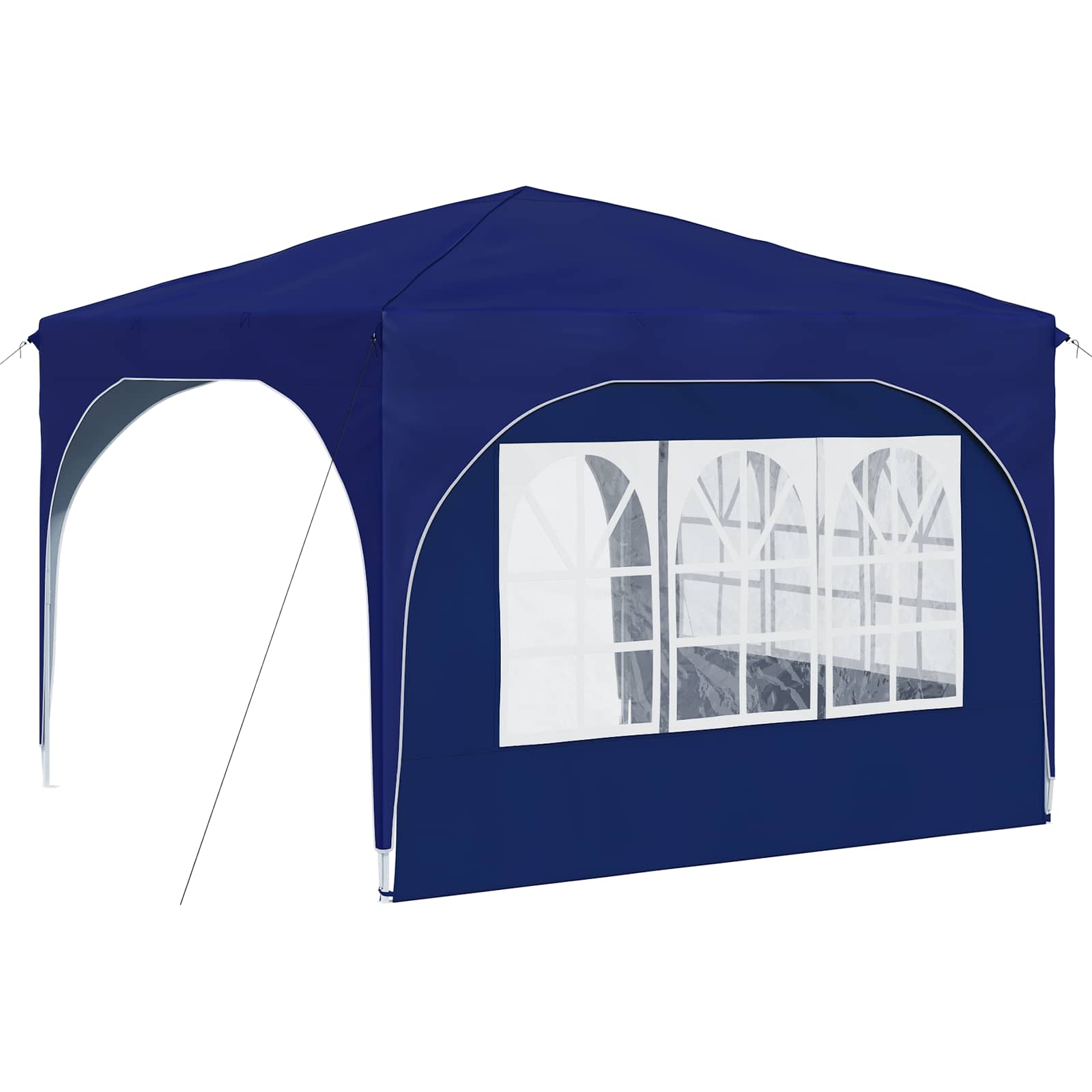 Tenda per feste a pop-up 290 x 290 x 245 cm Blu