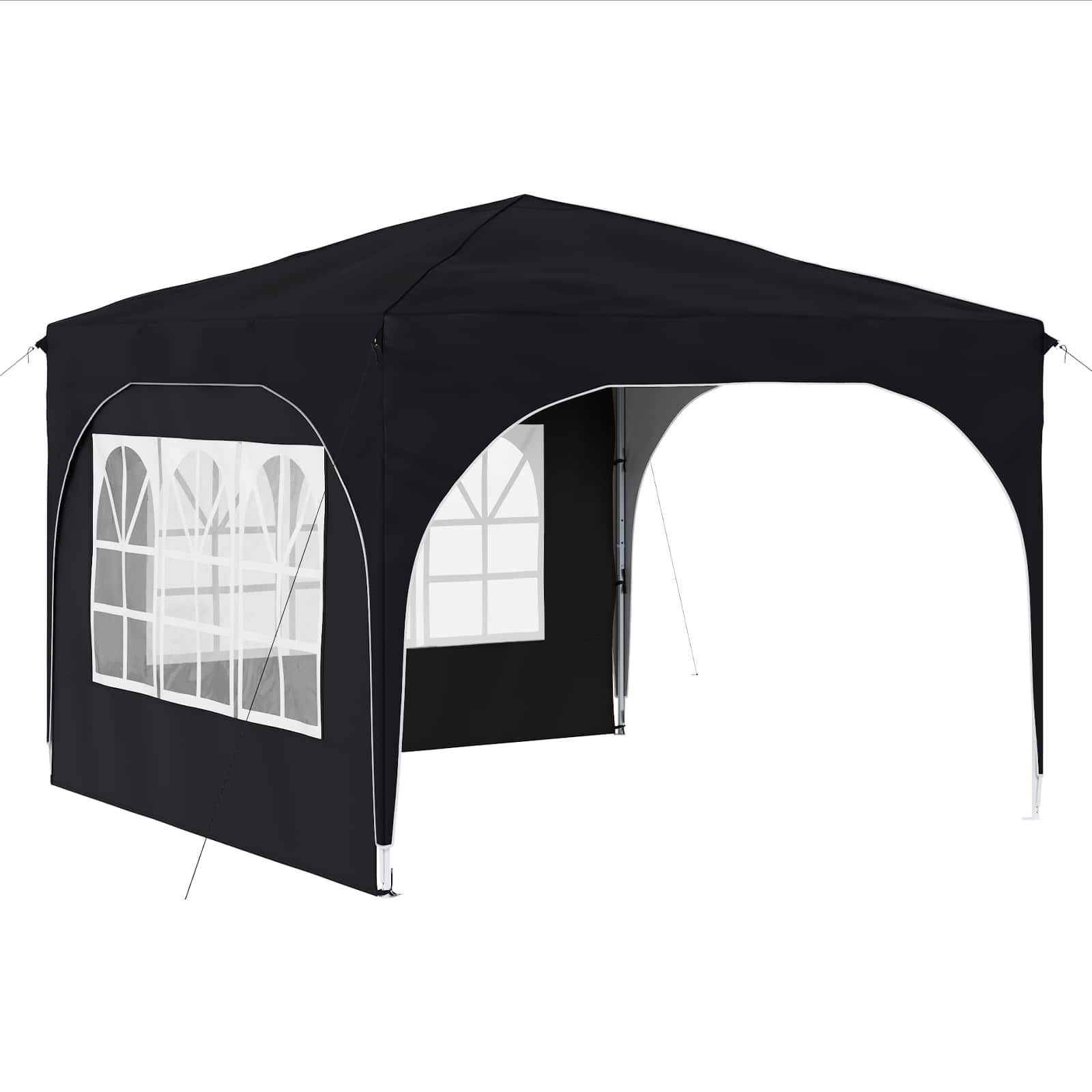 Tenda per feste a pop-up 290 x 290 x 245 cm Antracite