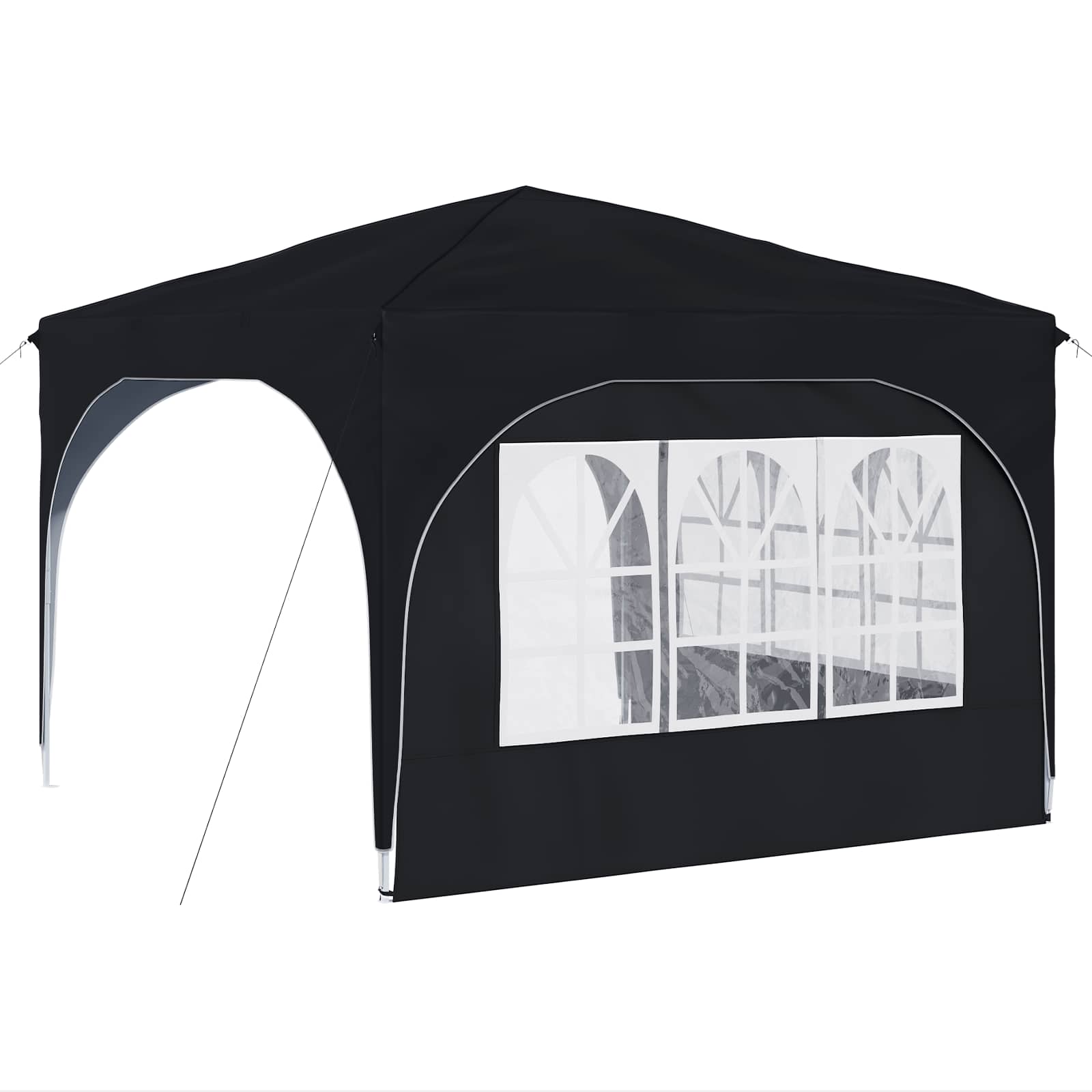 Tenda per feste a pop-up 290 x 290 x 245 cm Antracite