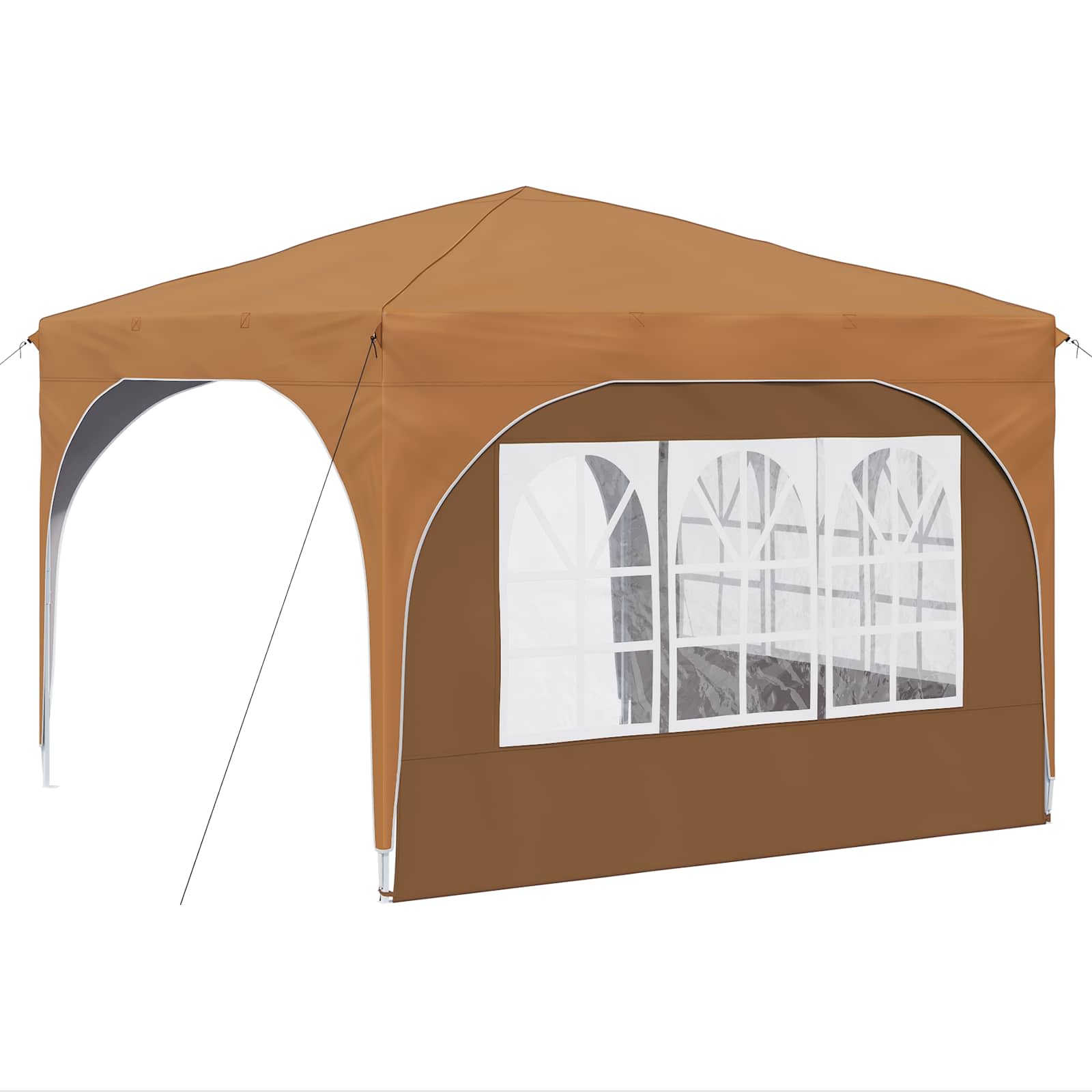 Tenda per feste a pop-up 290 x 290 x 245 cm Beige