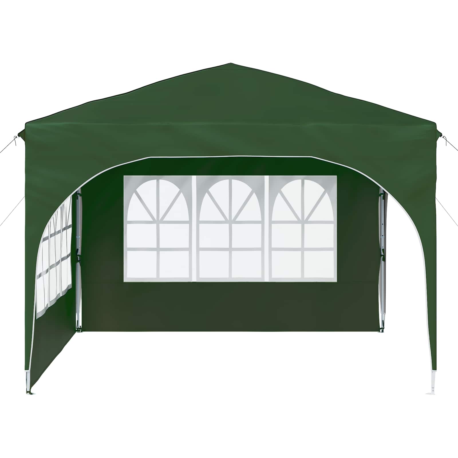 Tenda per feste a pop-up 290 x 290 x 245 cm Verde