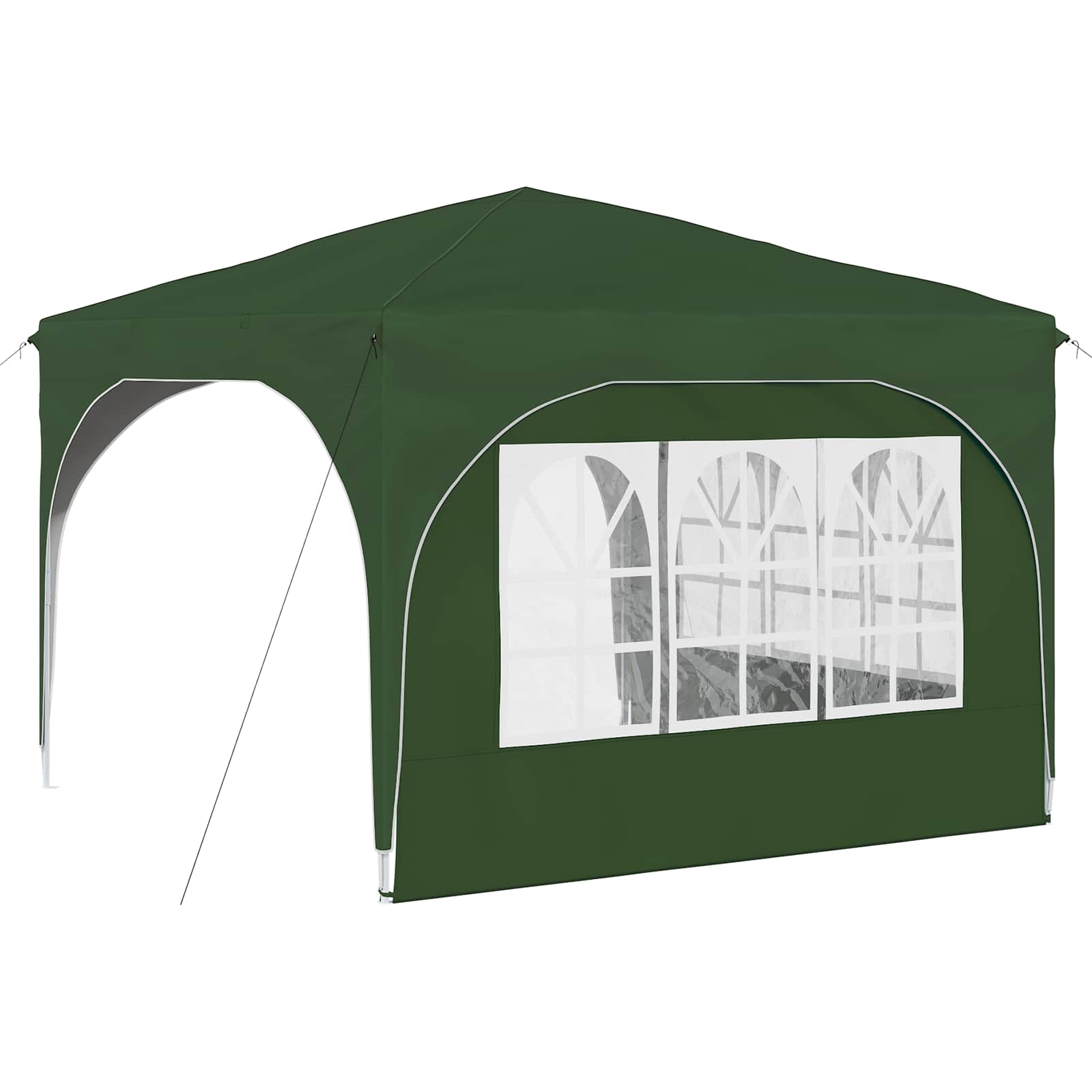 Tenda per feste a pop-up 290 x 290 x 245 cm Verde