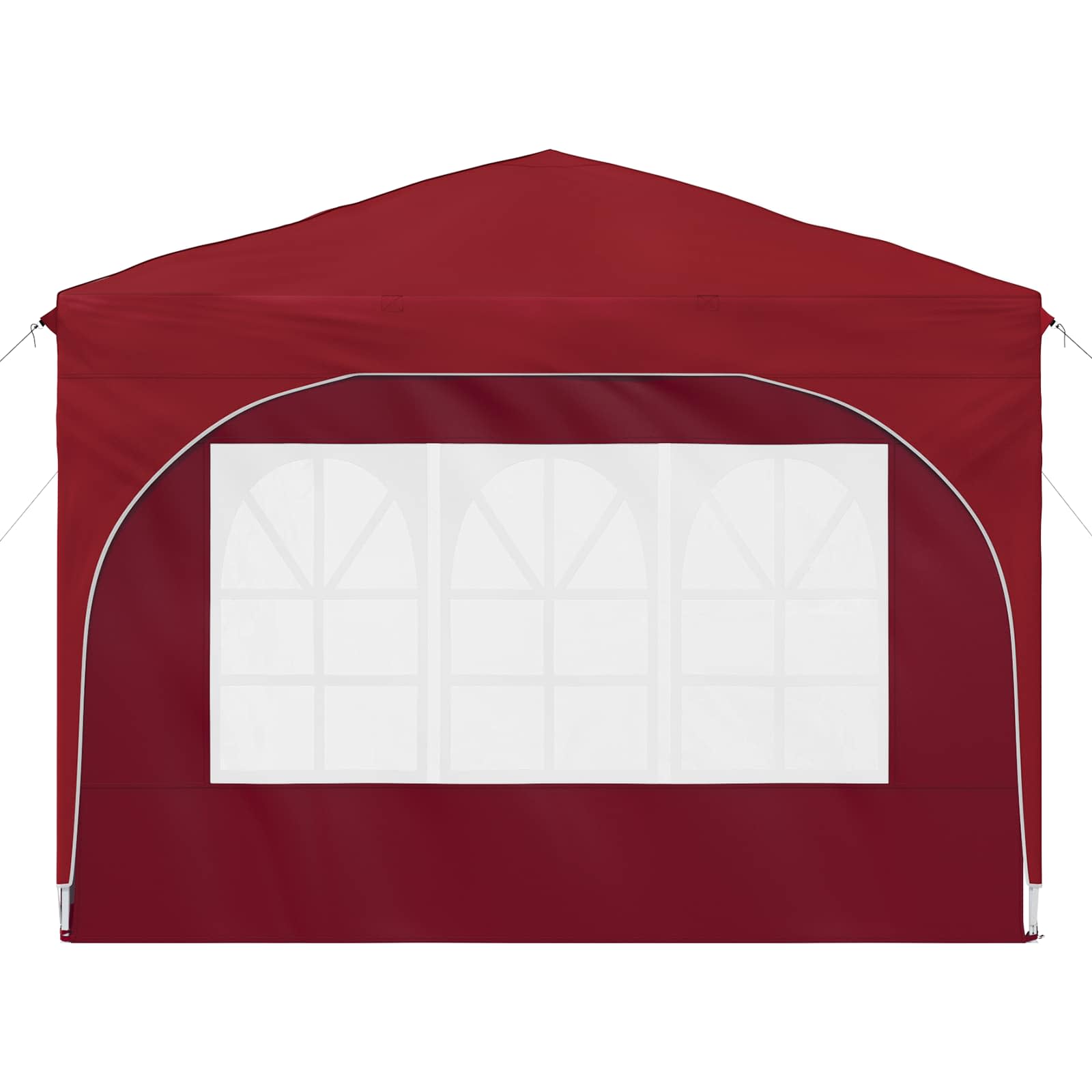 Tenda per feste a pop-up 290 x 290 x 245 cm Borgogna