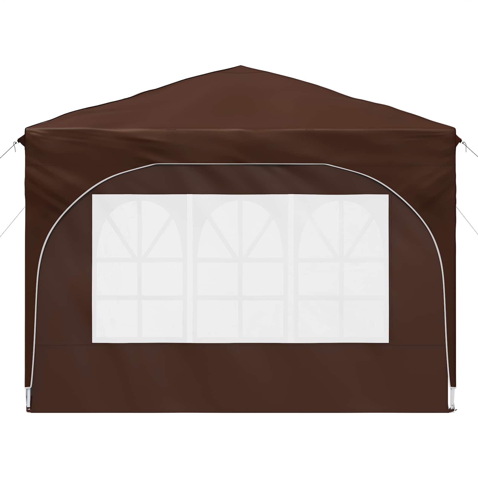 Tenda per feste a pop-up 290 x 290 x 245 cm Marrone