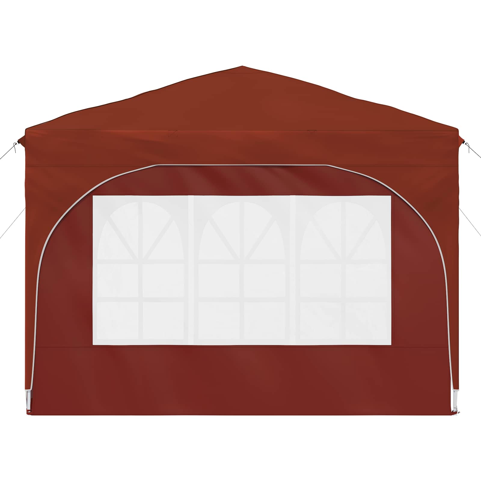 Tenda per feste a pop-up 290 x 290 x 245 cm Terracotta