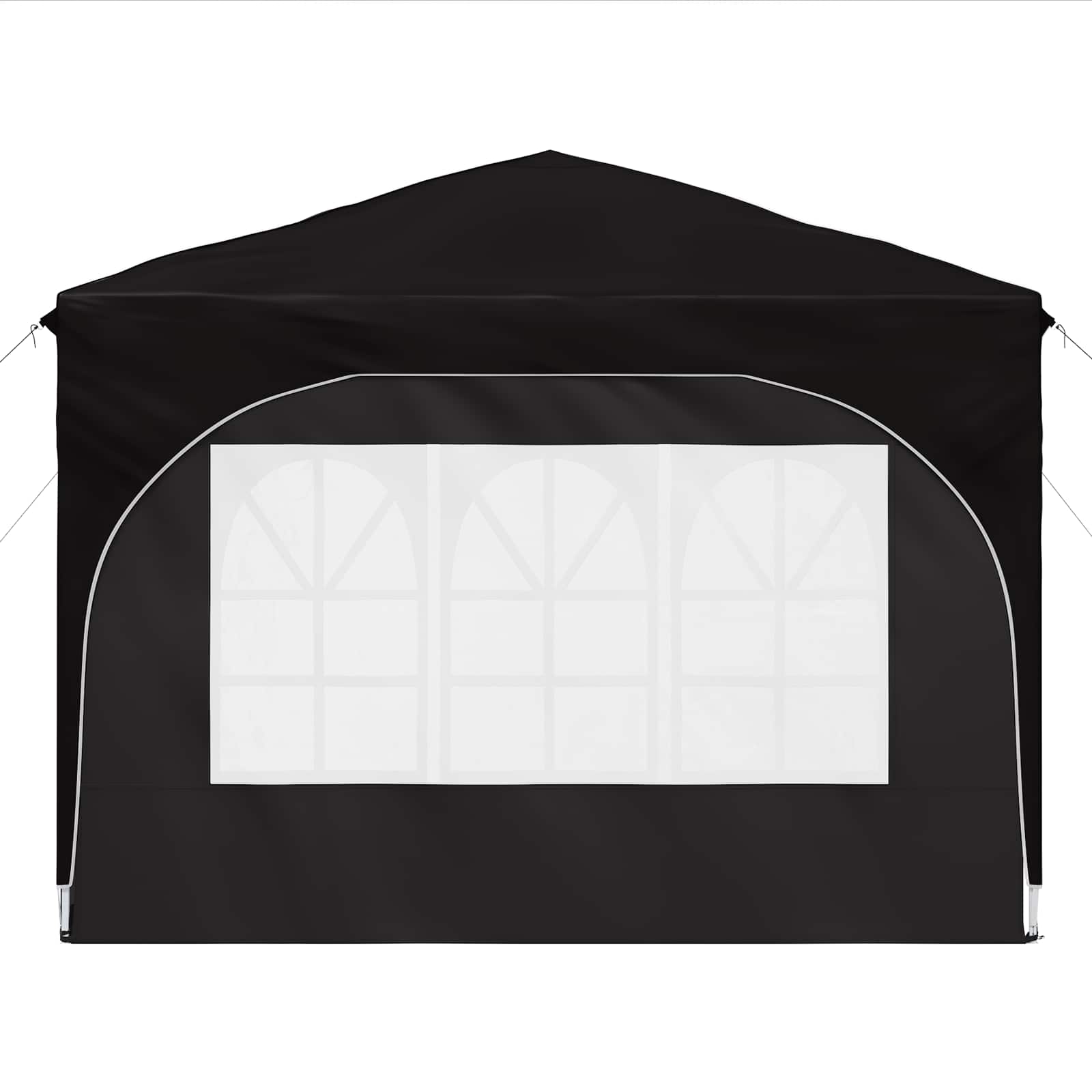 Tenda per feste a pop-up 290 x 290 x 245 cm Nero