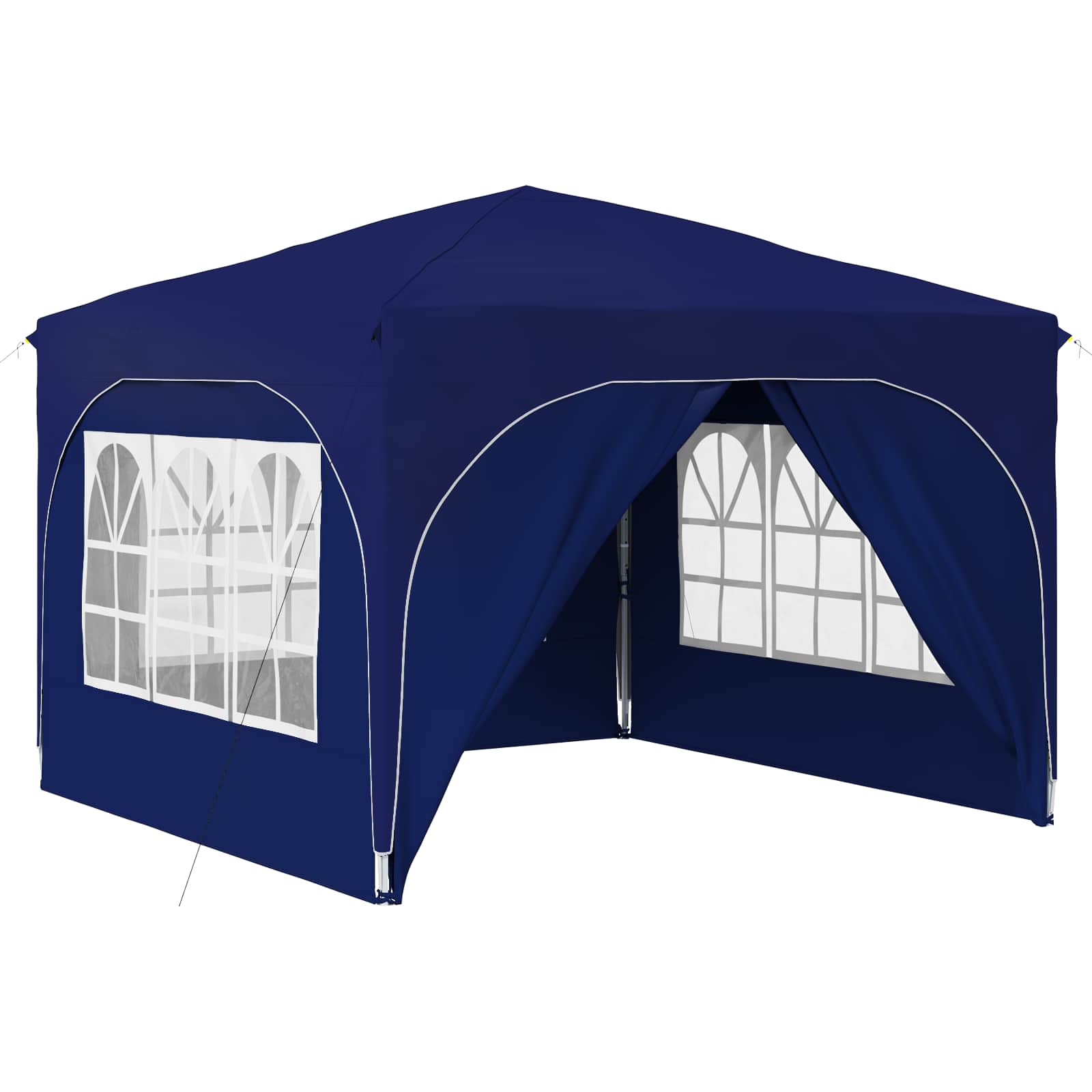 Tenda per feste a pop-up 290 x 290 x 245 cm Blu