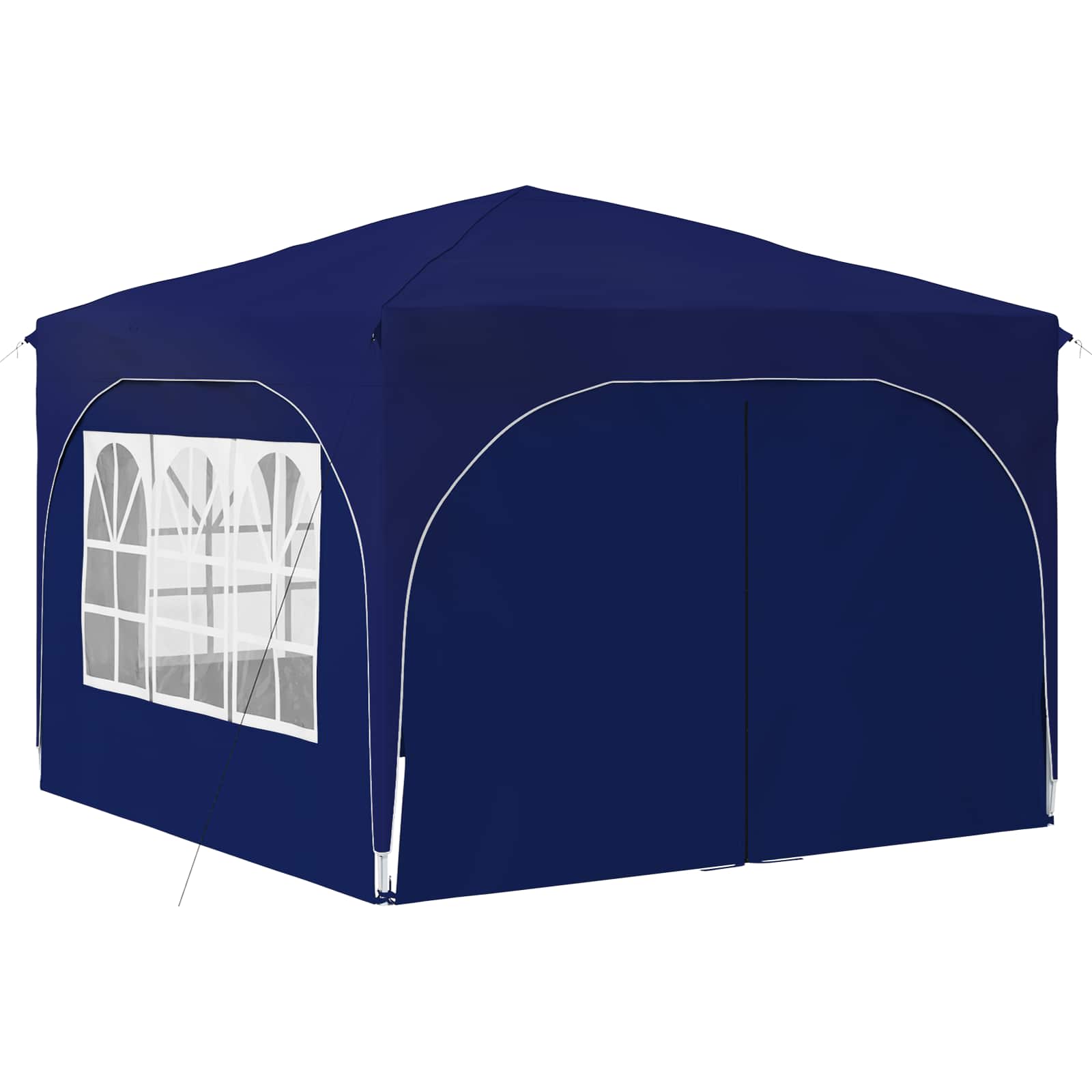 Tenda per feste a pop-up 290 x 290 x 245 cm Blu