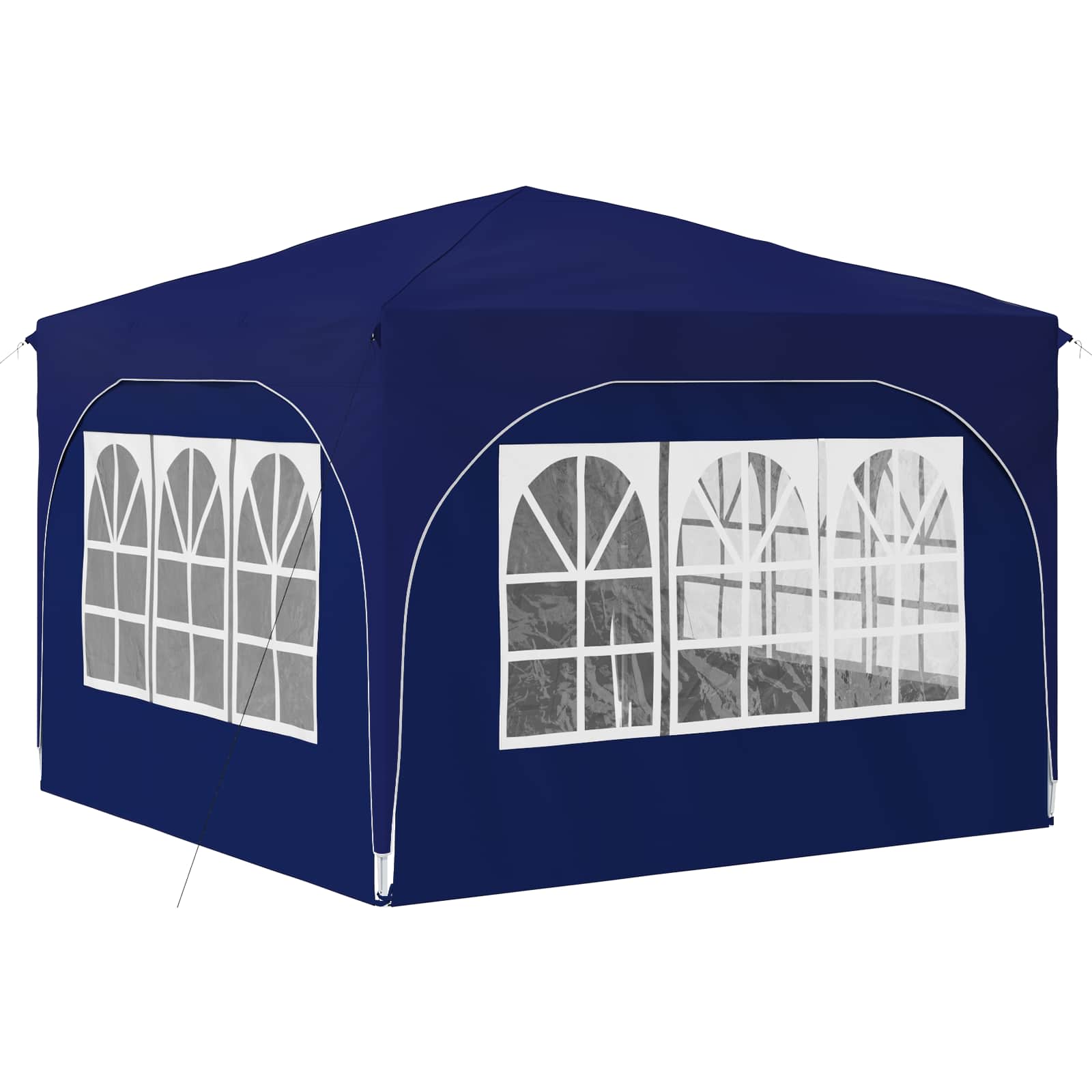 Tenda per feste a pop-up 290 x 290 x 245 cm Blu