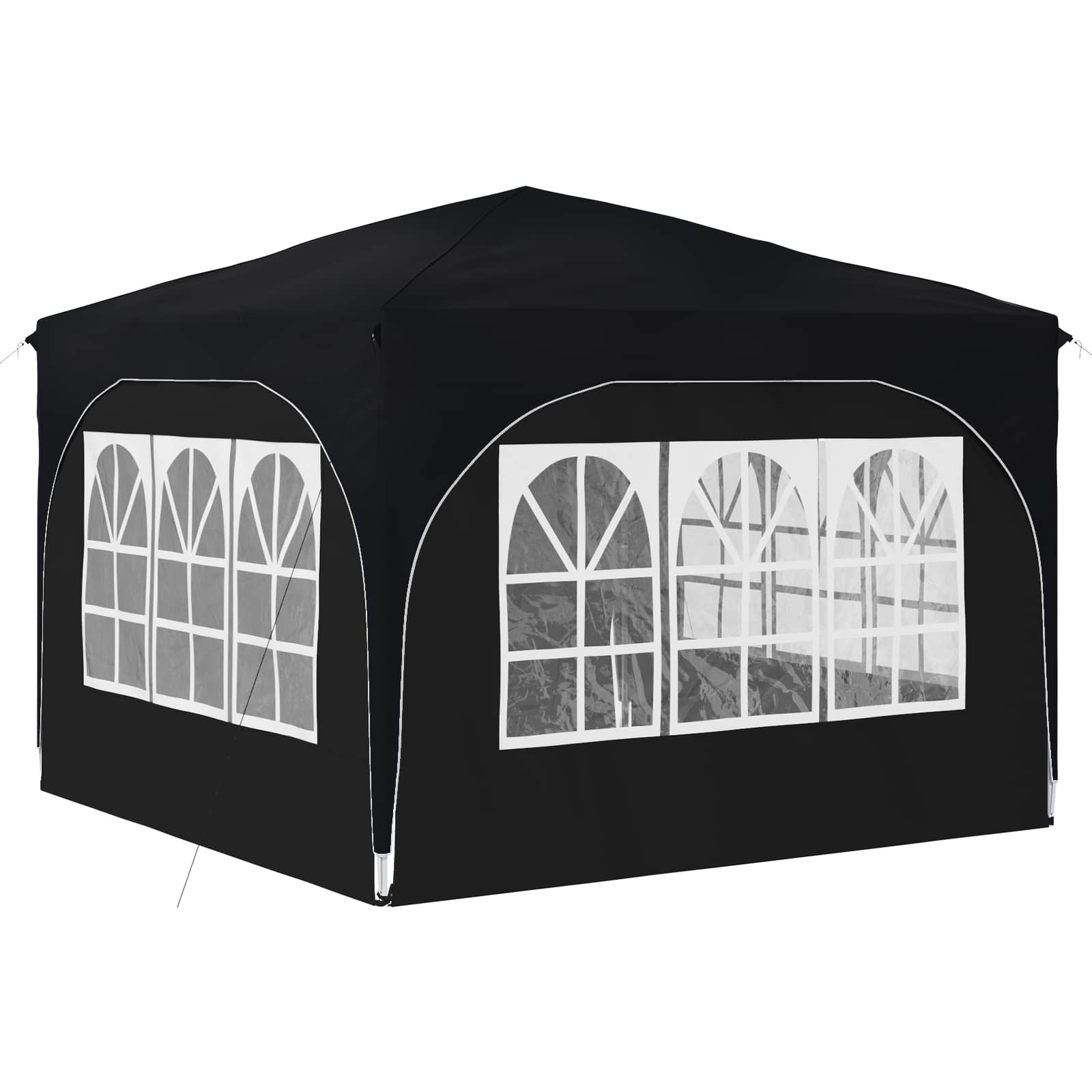 Tenda per feste a pop-up 290 x 290 x 245 cm Antracite