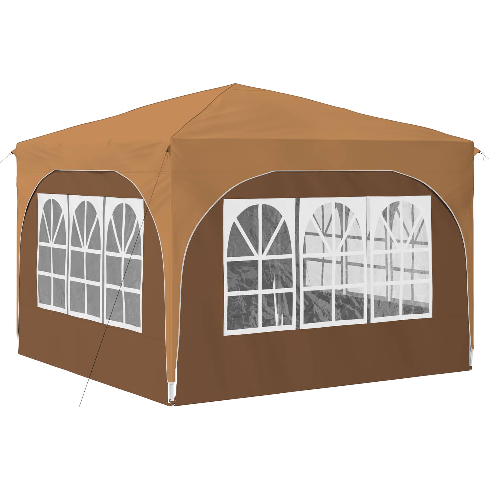 Tenda per feste a pop-up 290 x 290 x 245 cm Beige