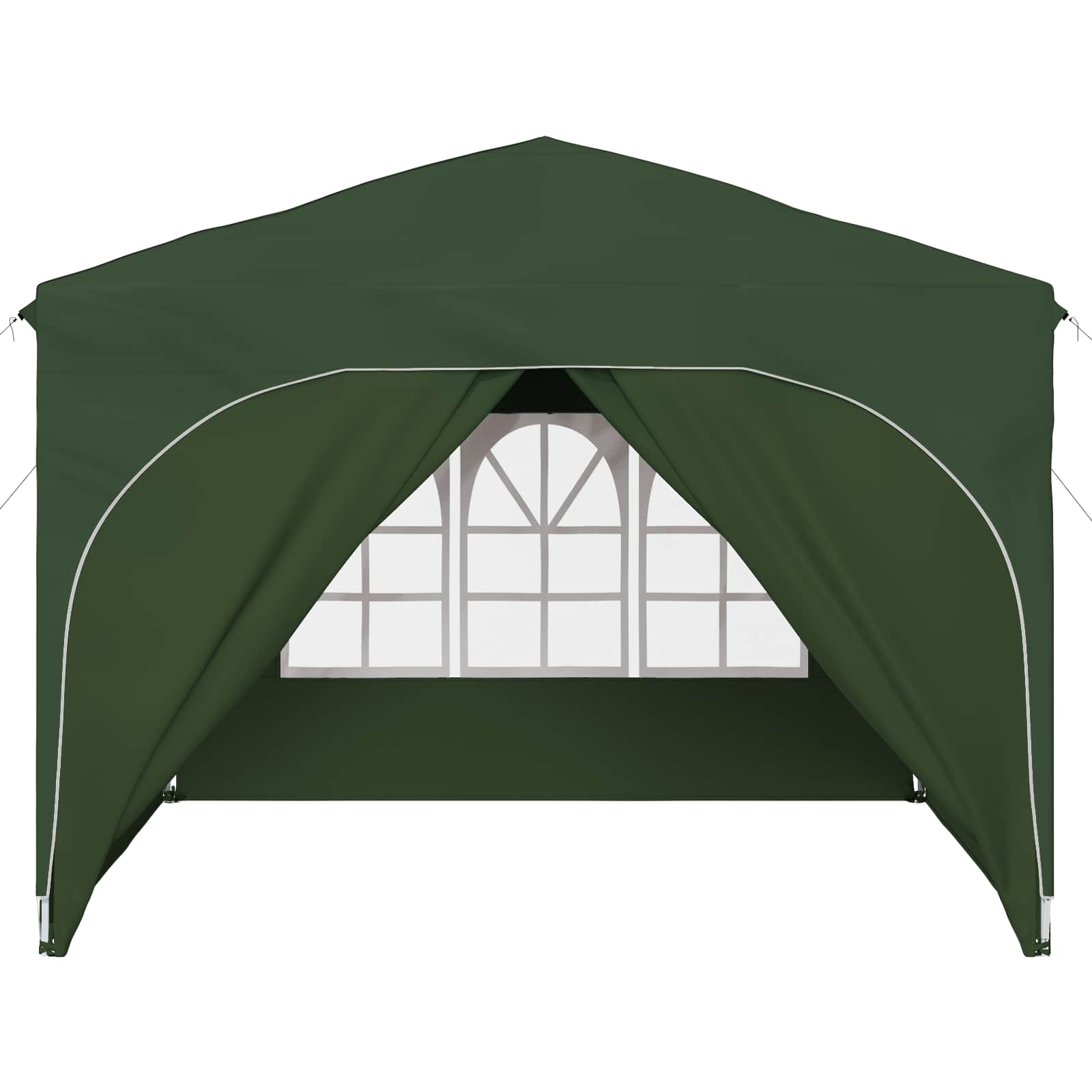 Tenda per feste a pop-up 290 x 290 x 245 cm Verde