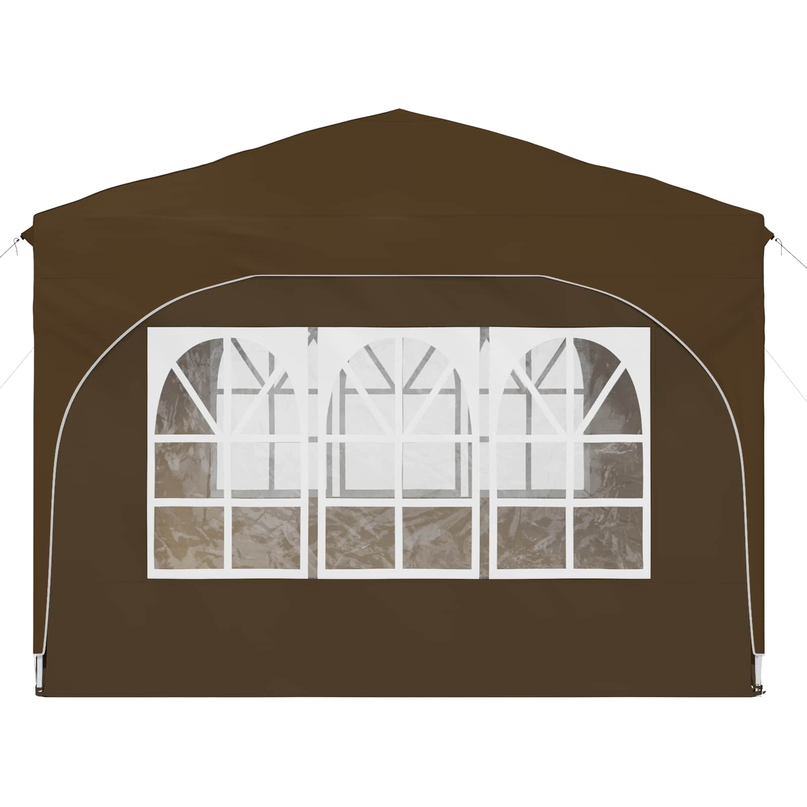 Tenda per feste a pop-up 290 x 290 x 245 cm Tortora