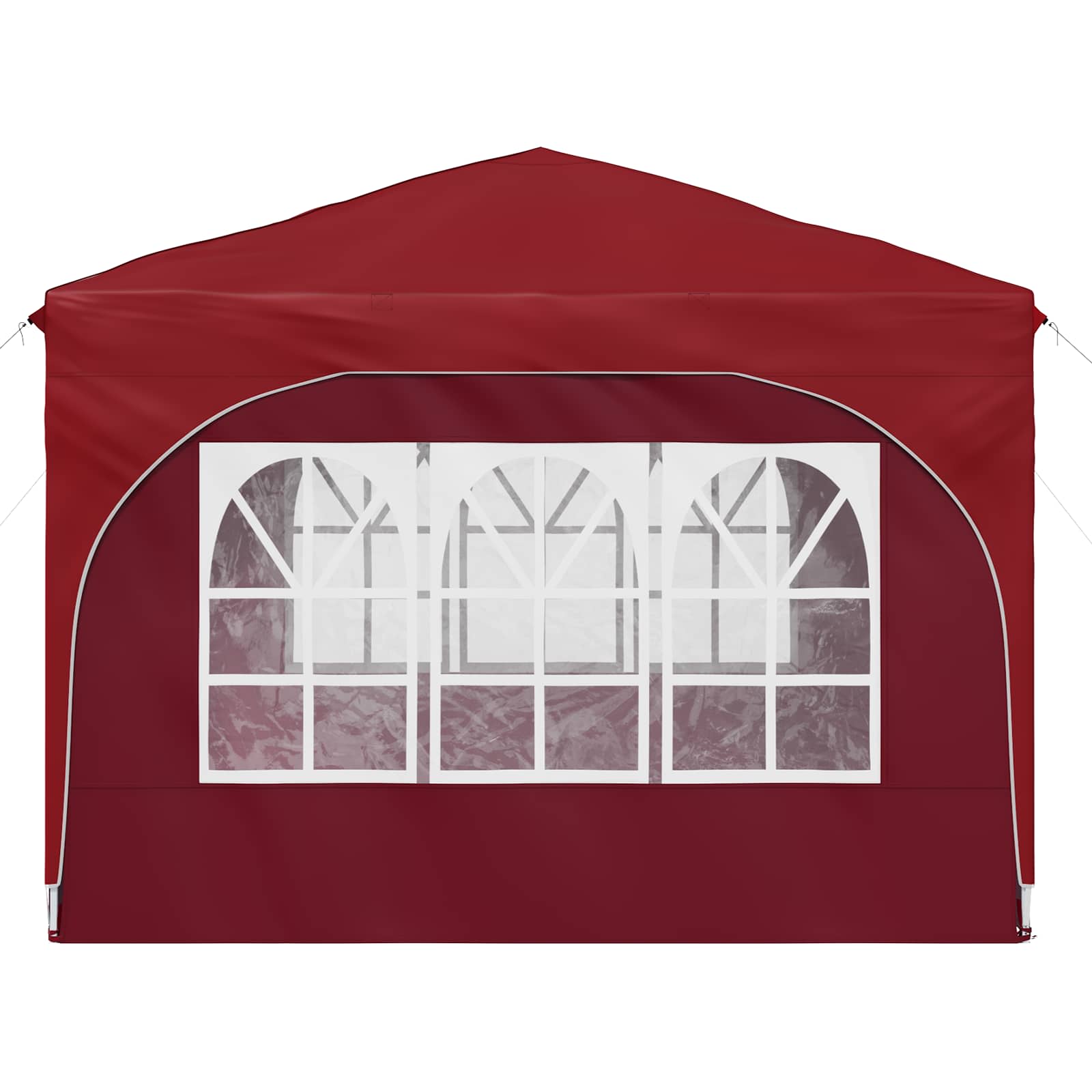 Tenda per feste a pop-up 290 x 290 x 245 cm Borgogna