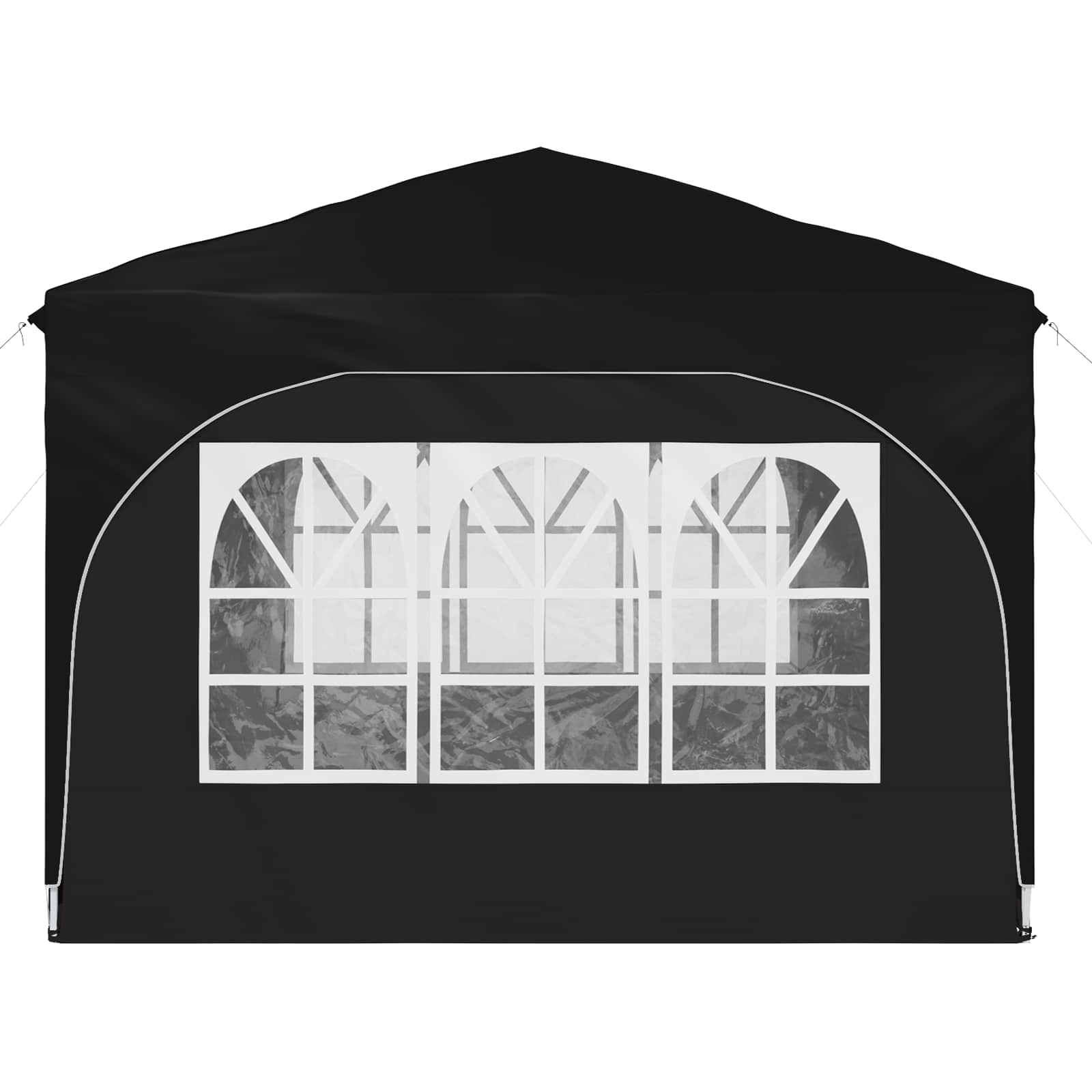 Tenda per feste a pop-up 290 x 290 x 245 cm Nero
