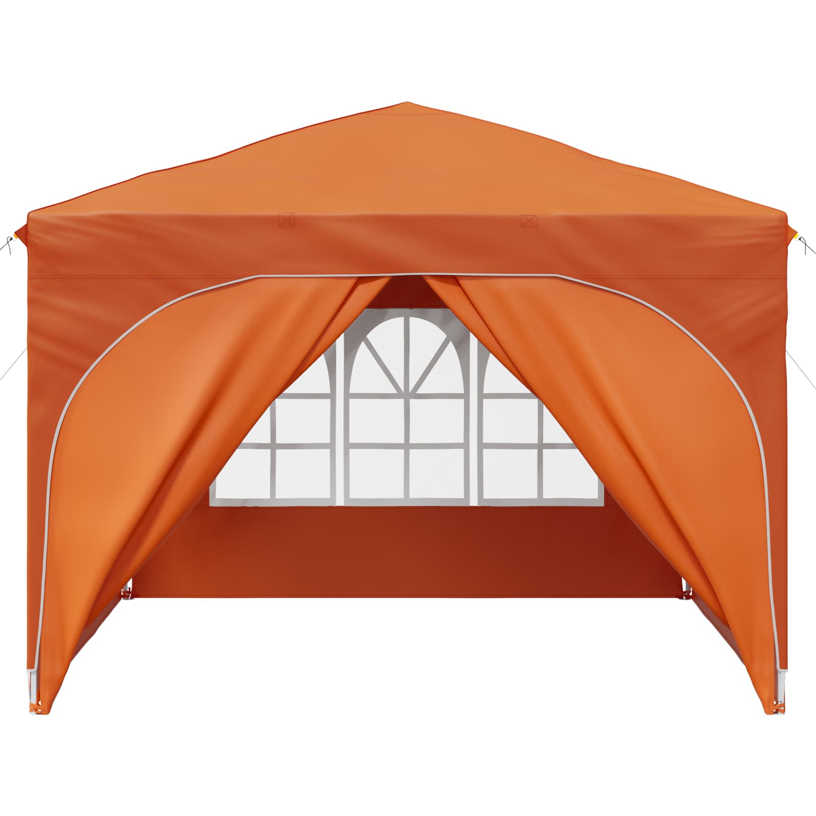 Tenda per feste a pop-up 290 x 290 x 245 cm Arancione