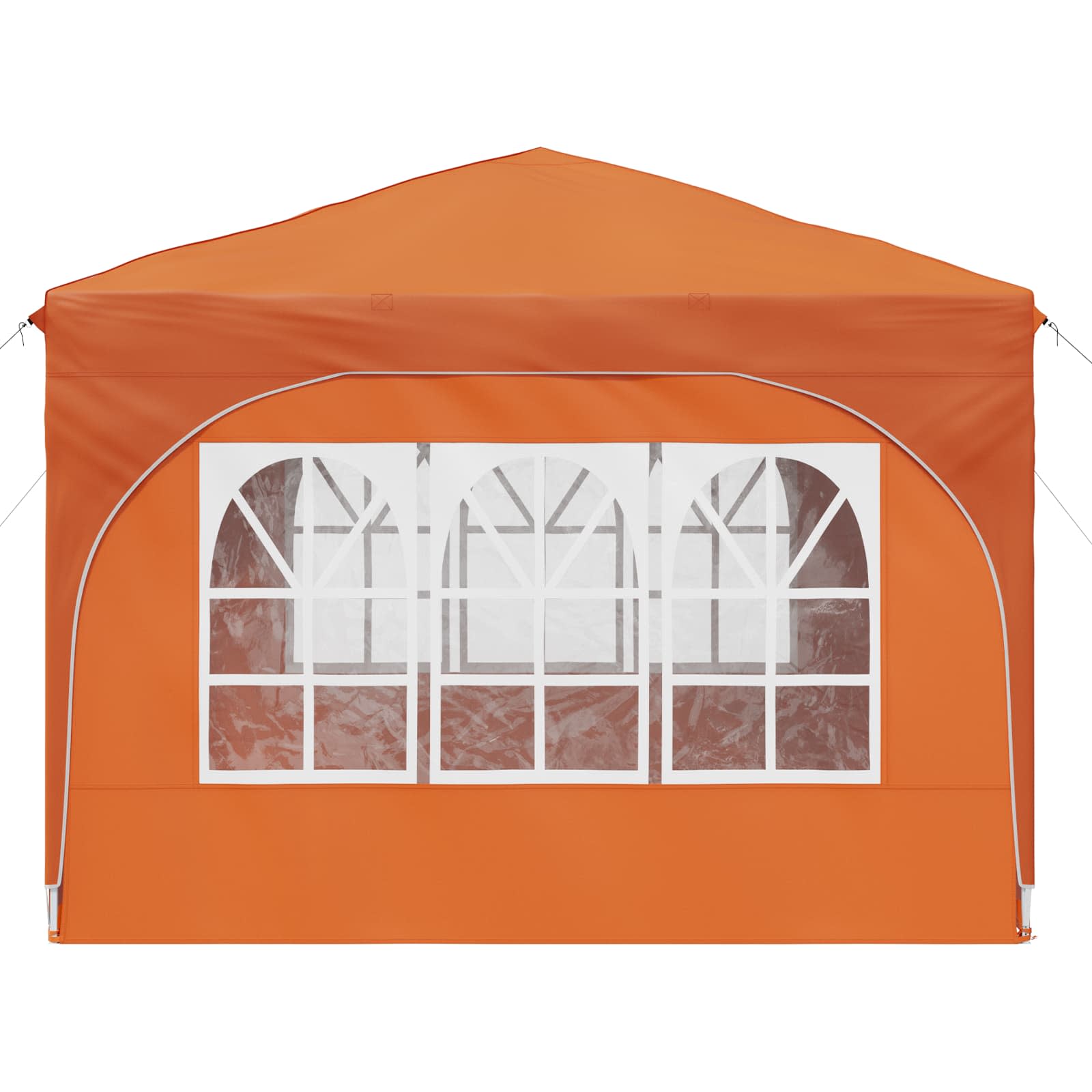 Tenda per feste a pop-up 290 x 290 x 245 cm Arancione