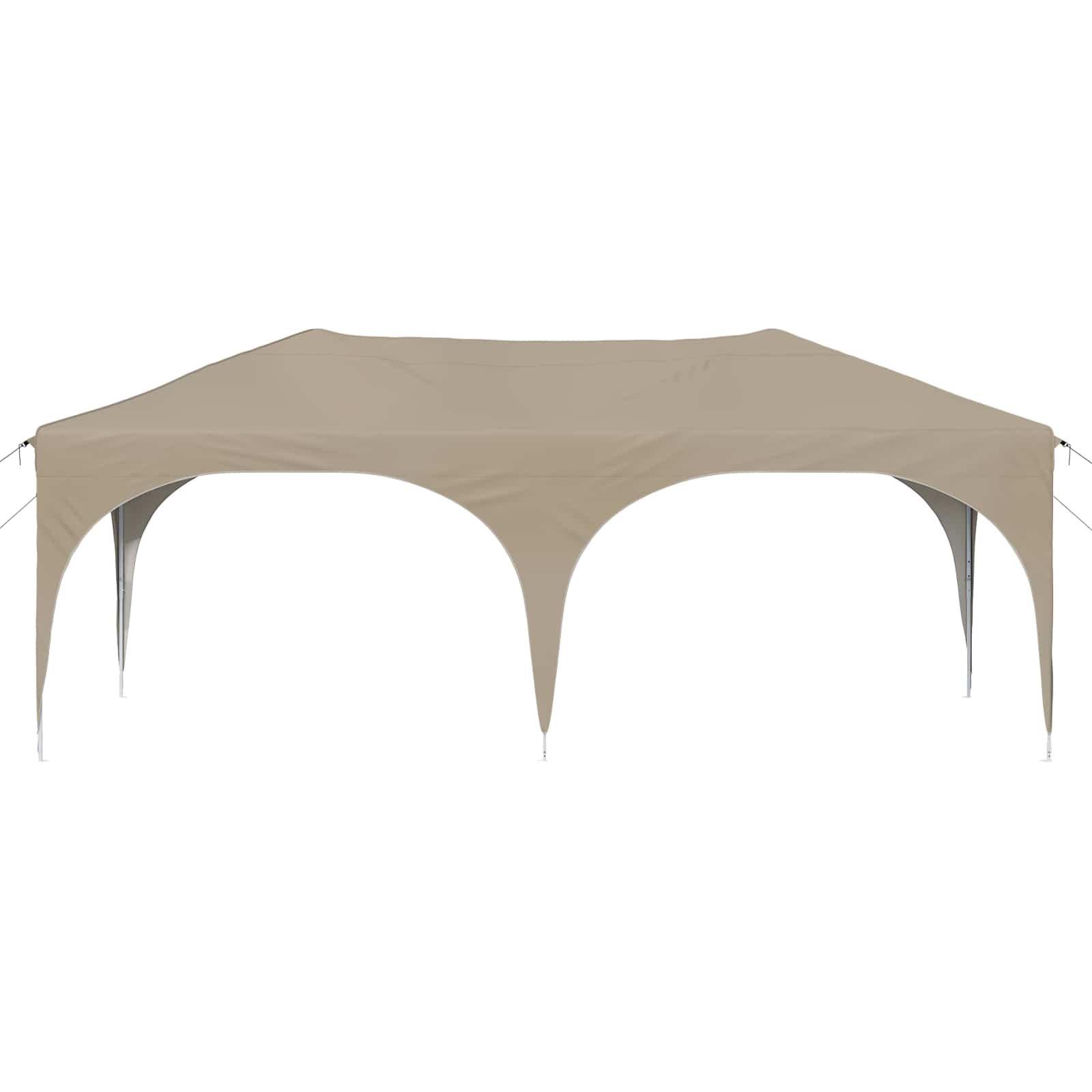 Tenda per feste a pop-up 575 x 288 x 245 cm Crema
