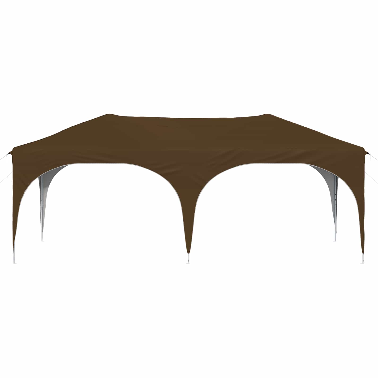 Tenda per feste a pop-up 575 x 288 x 245 cm Tortora