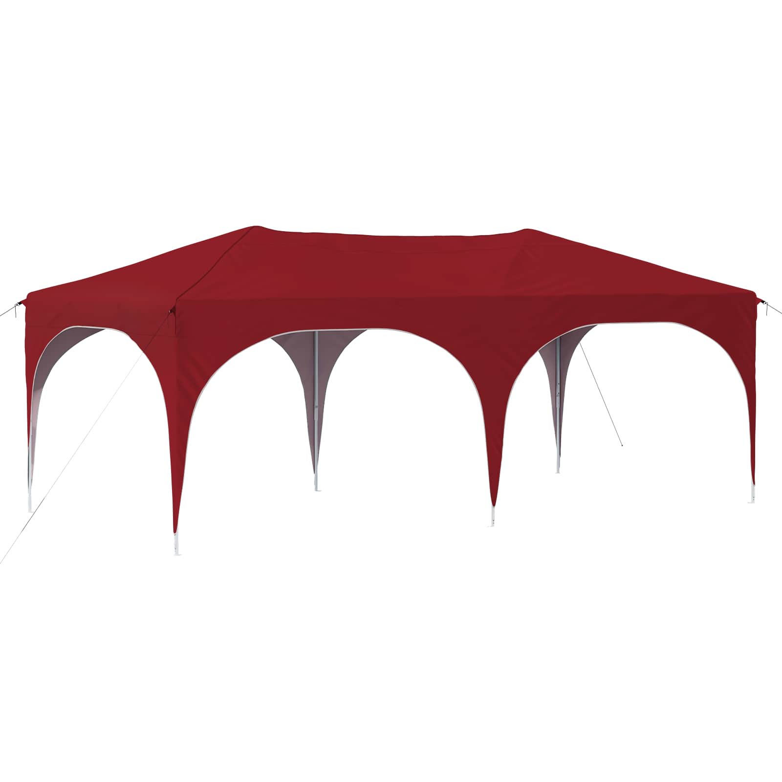 Tenda per feste a pop-up 575 x 288 x 245 cm Borgogna