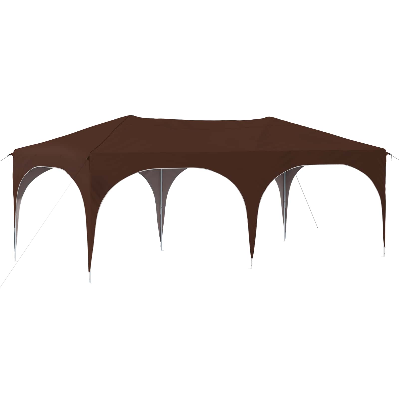 Tenda per feste a pop-up 575 x 288 x 245 cm Marrone
