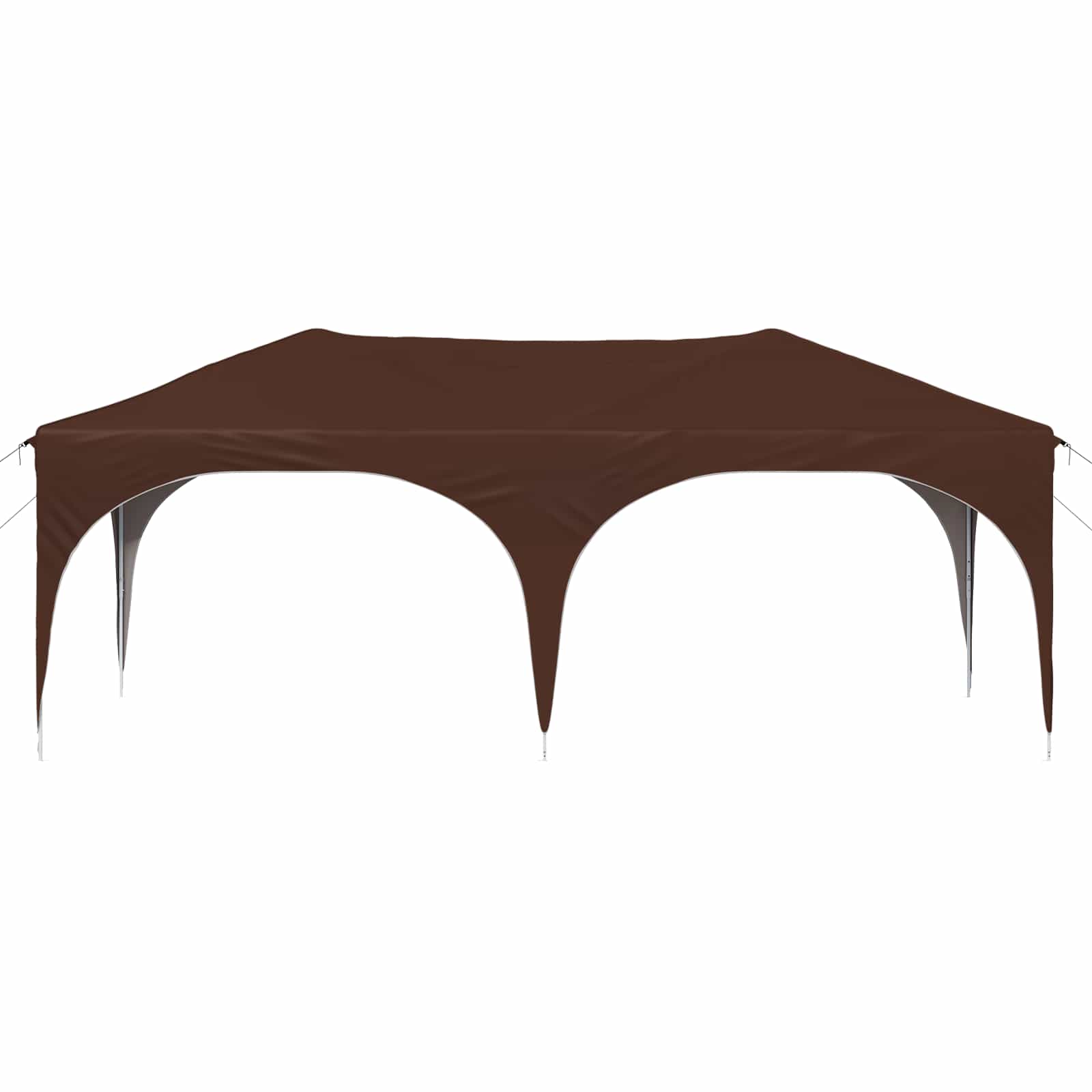 Tenda per feste a pop-up 575 x 288 x 245 cm Marrone