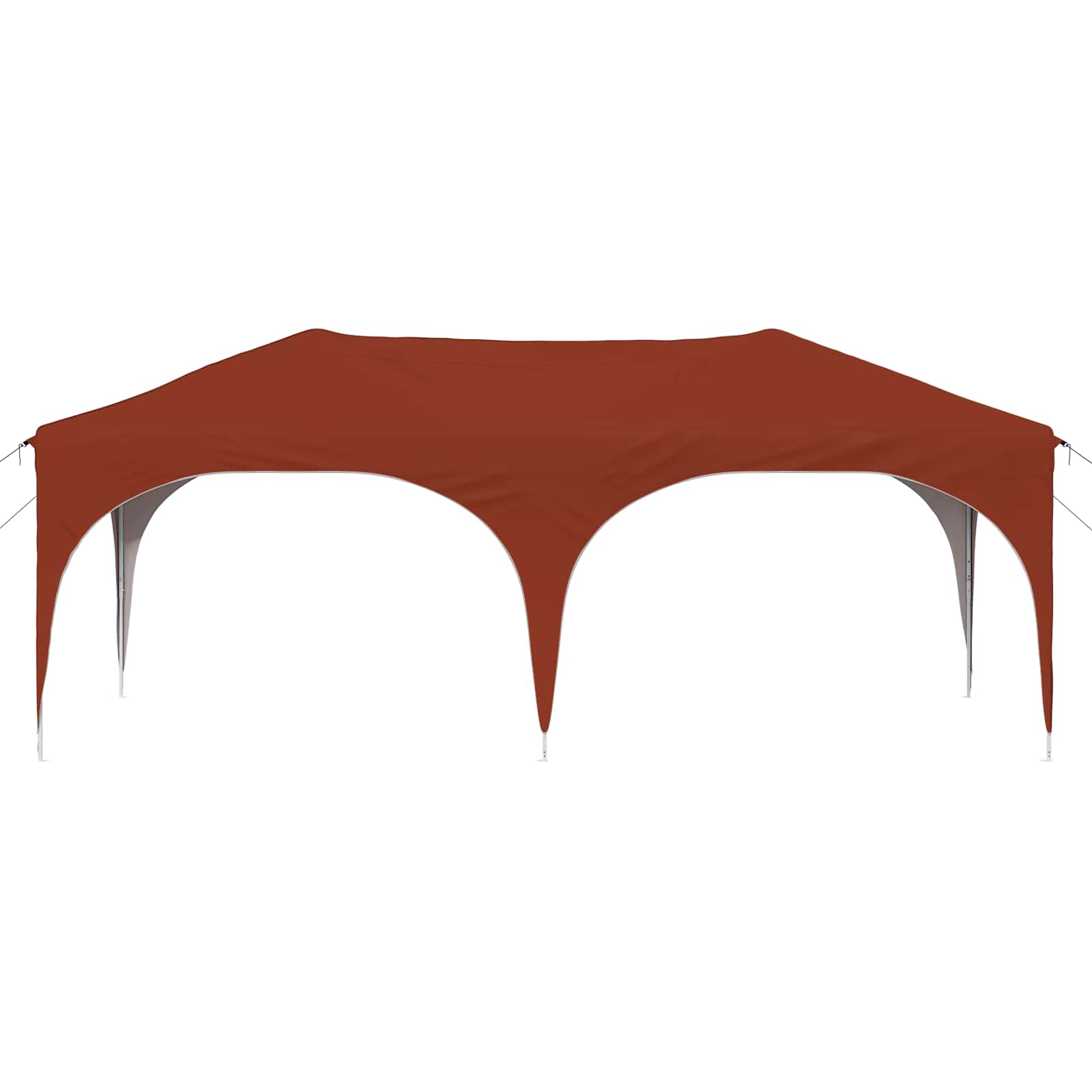 Tenda per feste a pop-up 575 x 288 x 245 cm Terracotta