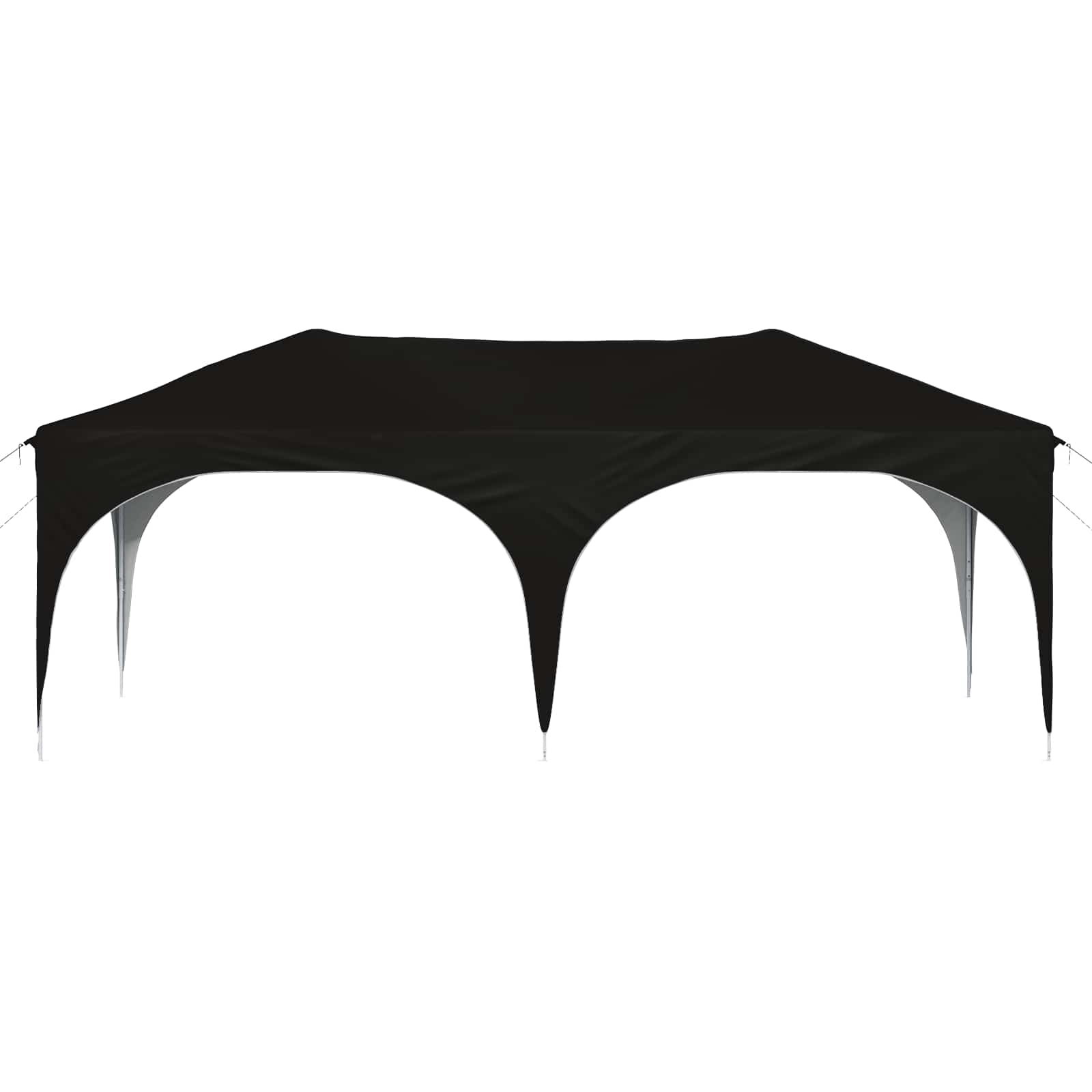 Tenda per feste a pop-up 575 x 288 x 245 cm Nero Tessuto Oxford