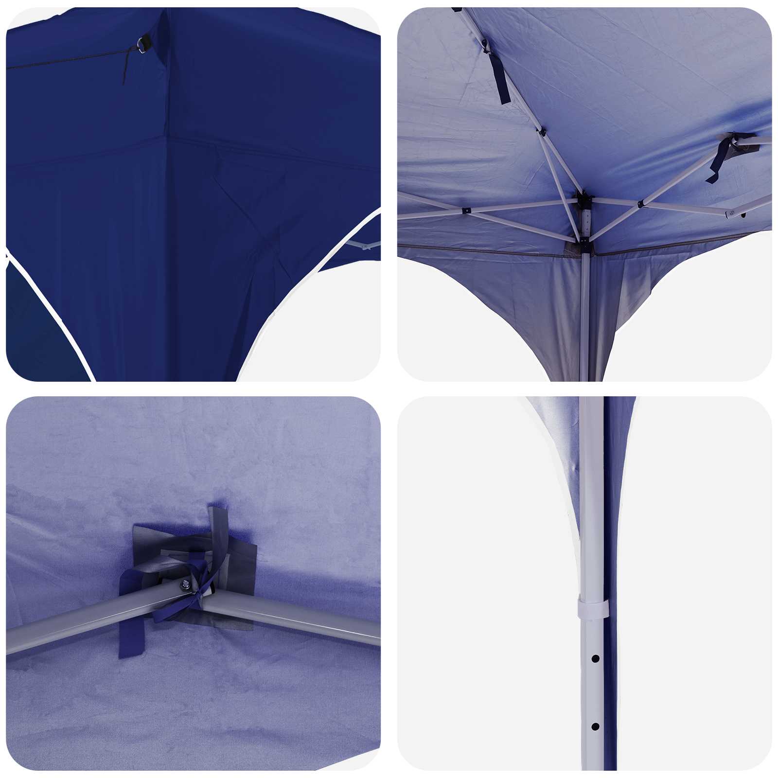 Tenda per feste a pop-up 575 x 288 x 245 cm Blu Tessuto Oxford