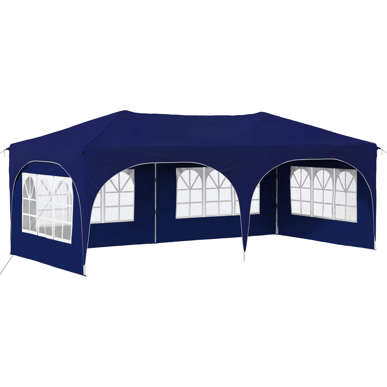 Tenda per feste a pop-up 575 x 288 x 245 cm Blu Tessuto Oxford
