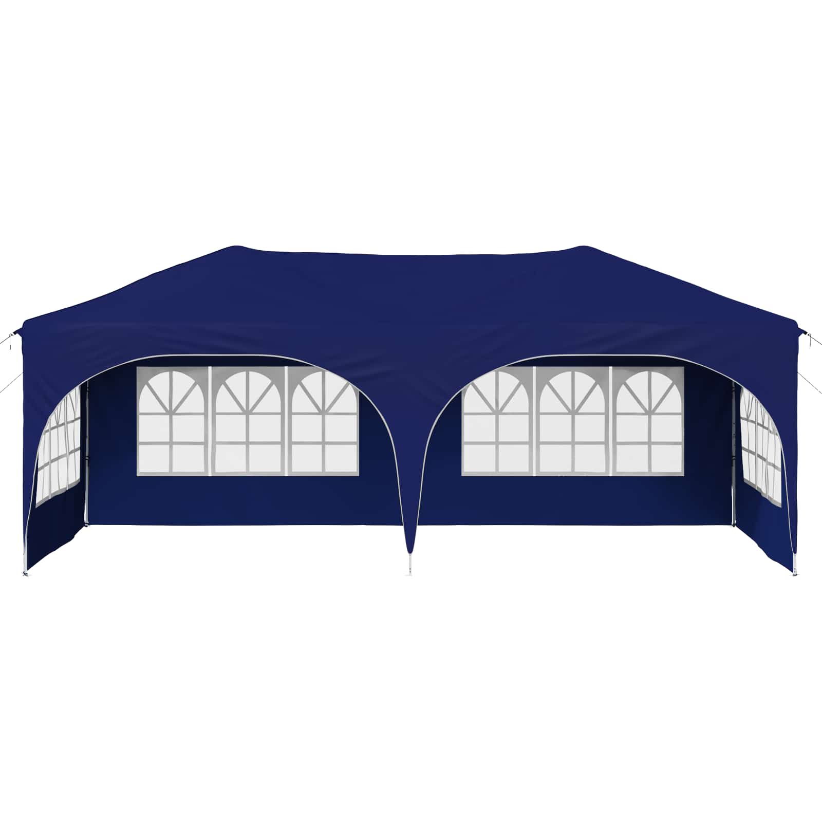 Tenda per feste a pop-up 575 x 288 x 245 cm Blu Tessuto Oxford