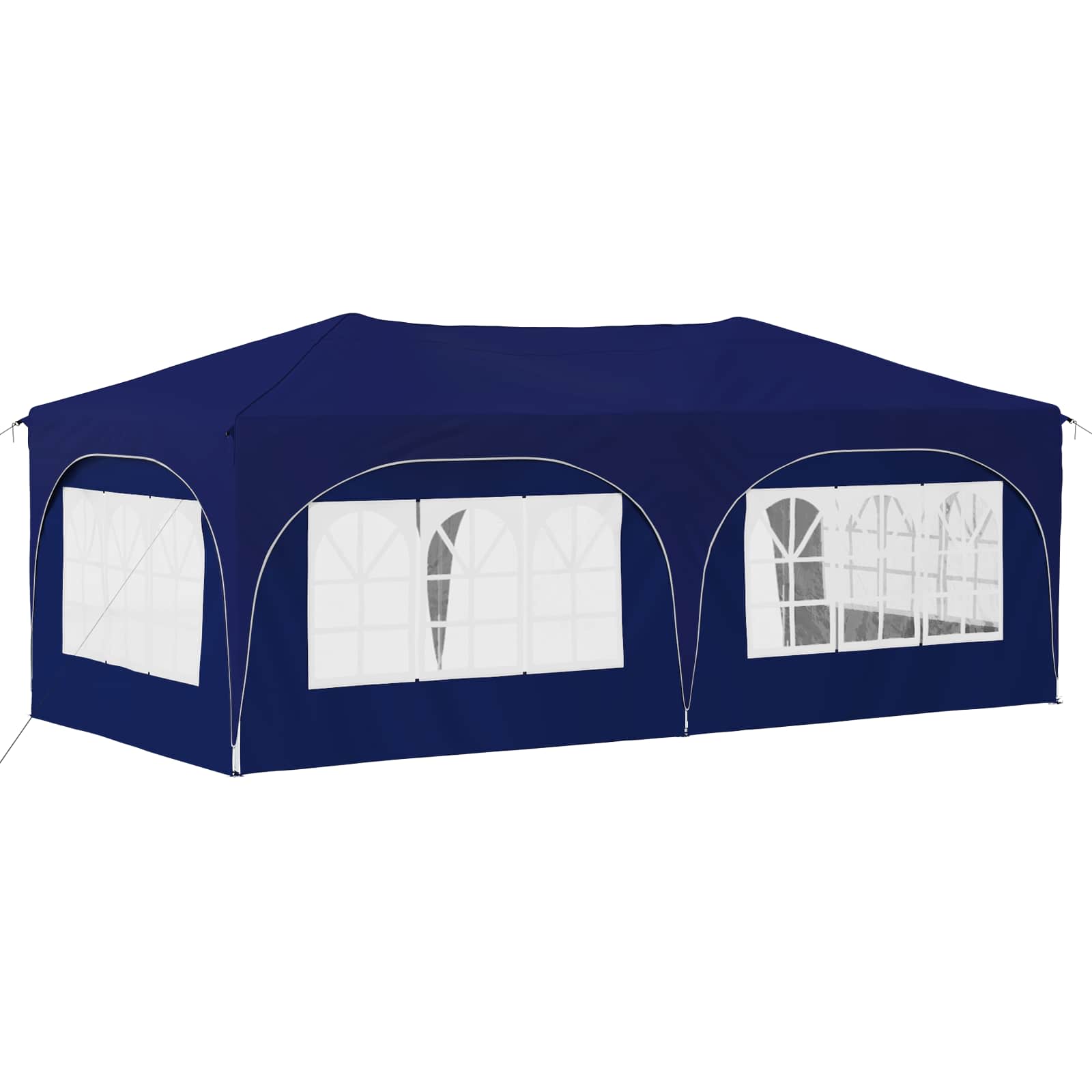 Tenda per feste a pop-up 575 x 288 x 245 cm Blu Tessuto Oxford