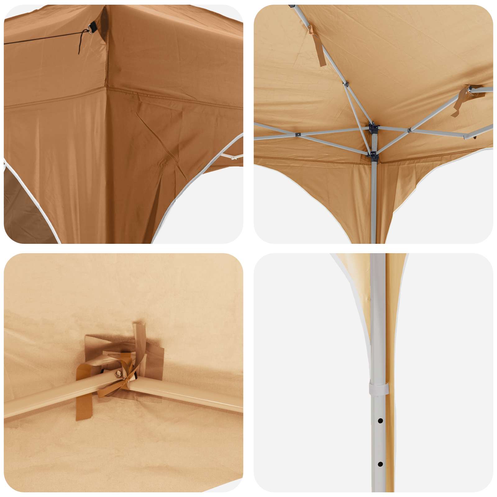 Tenda per feste a pop-up 575 x 288 x 245 cm Beige