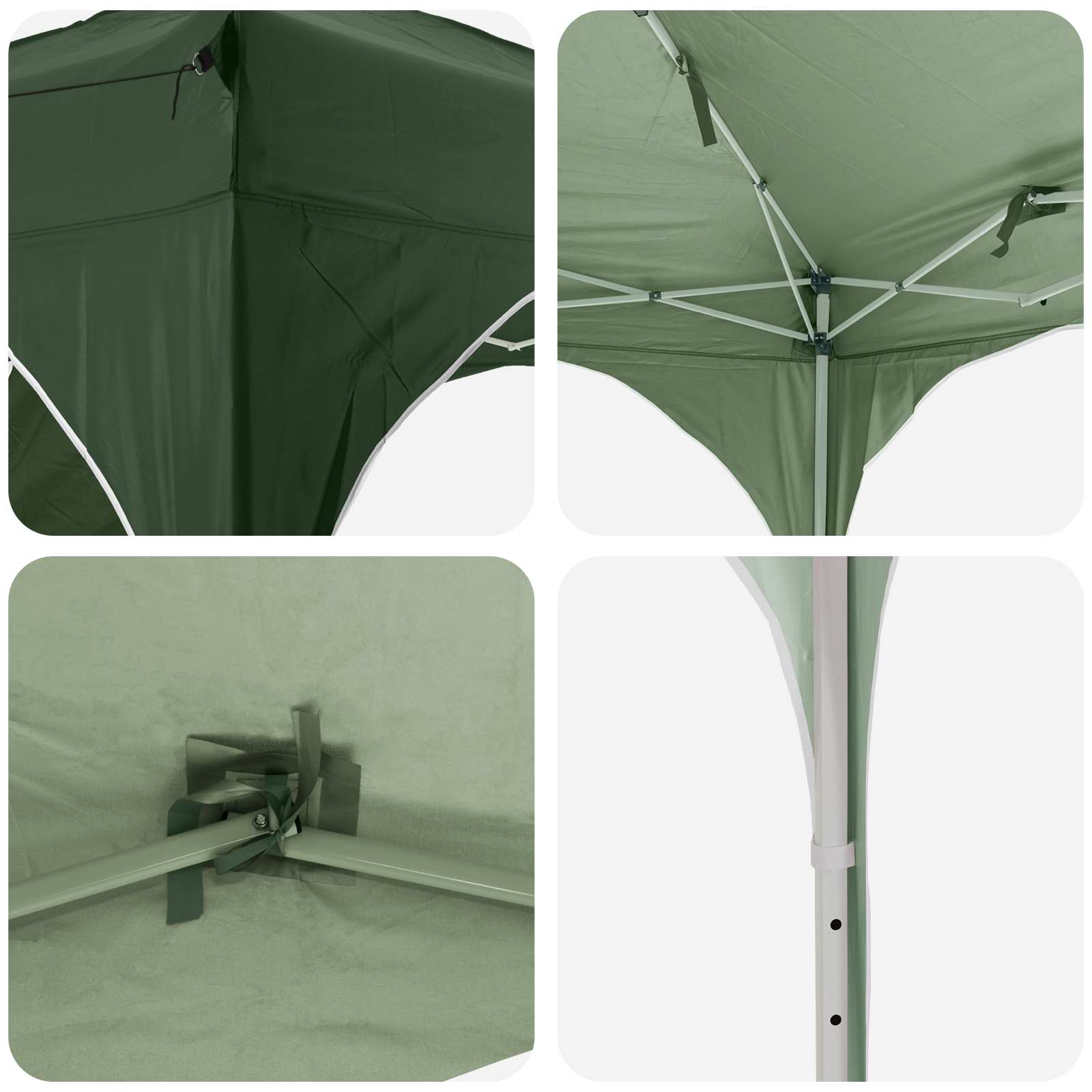 Tenda per feste a pop-up 575 x 288 x 245 cm Verde