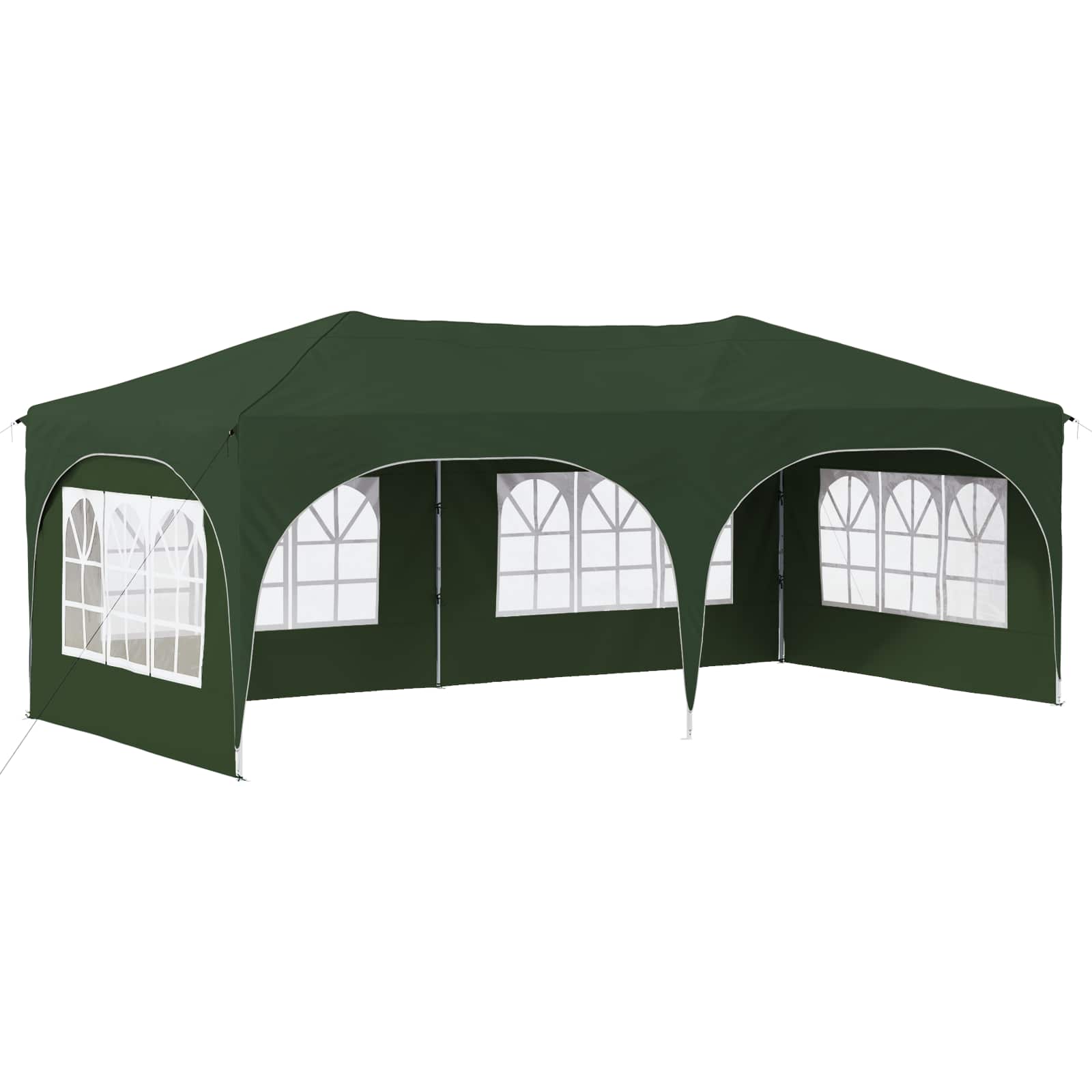 Tenda per feste a pop-up 575 x 288 x 245 cm Verde