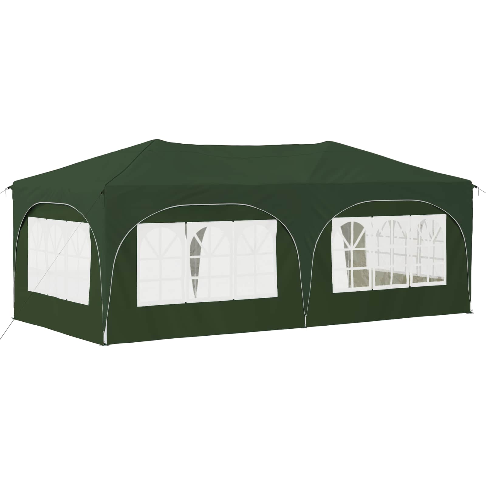 Tenda per feste a pop-up 575 x 288 x 245 cm Verde