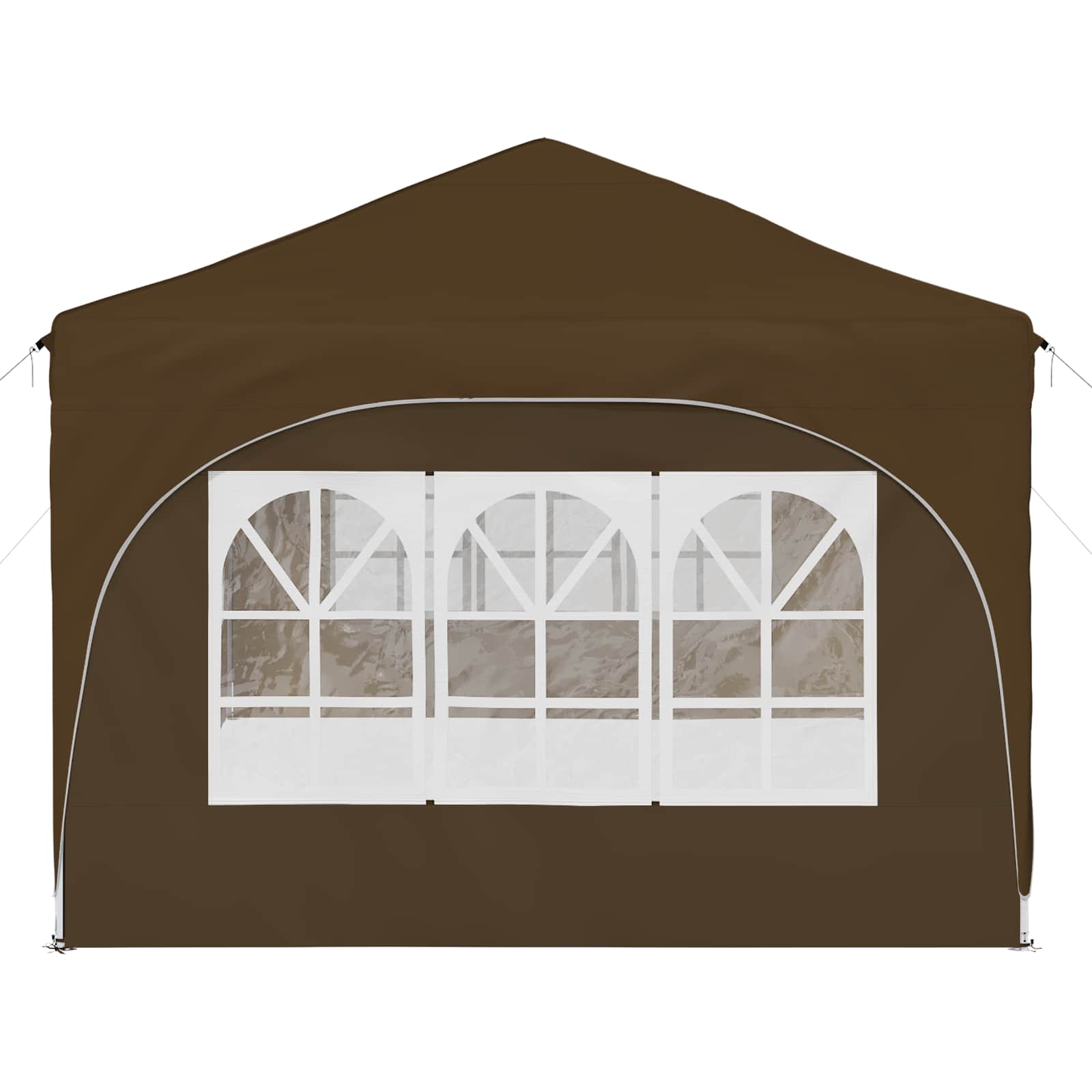 Tenda per feste a pop-up 575 x 288 x 245 cm Tortora