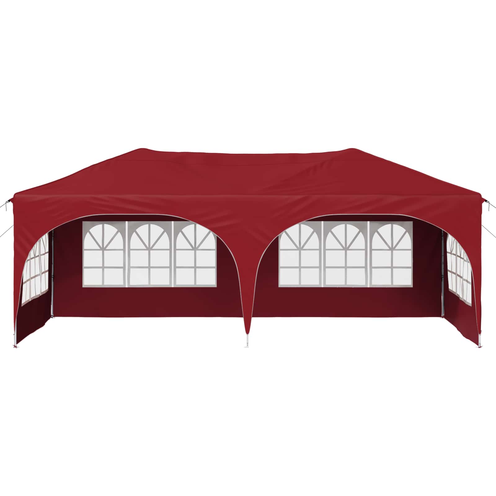 Tenda per feste a pop-up 575 x 288 x 245 cm Borgogna