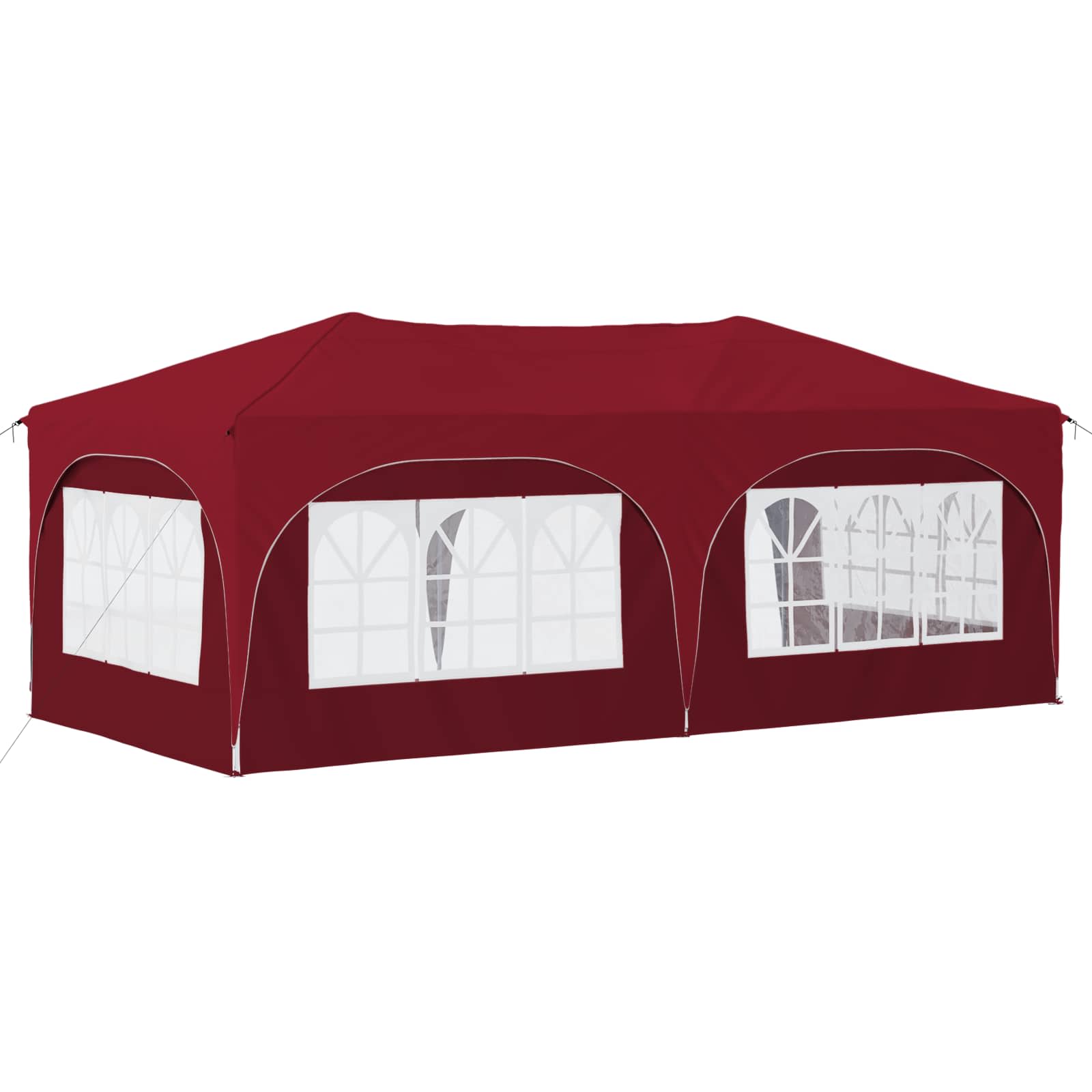 Tenda per feste a pop-up 575 x 288 x 245 cm Borgogna