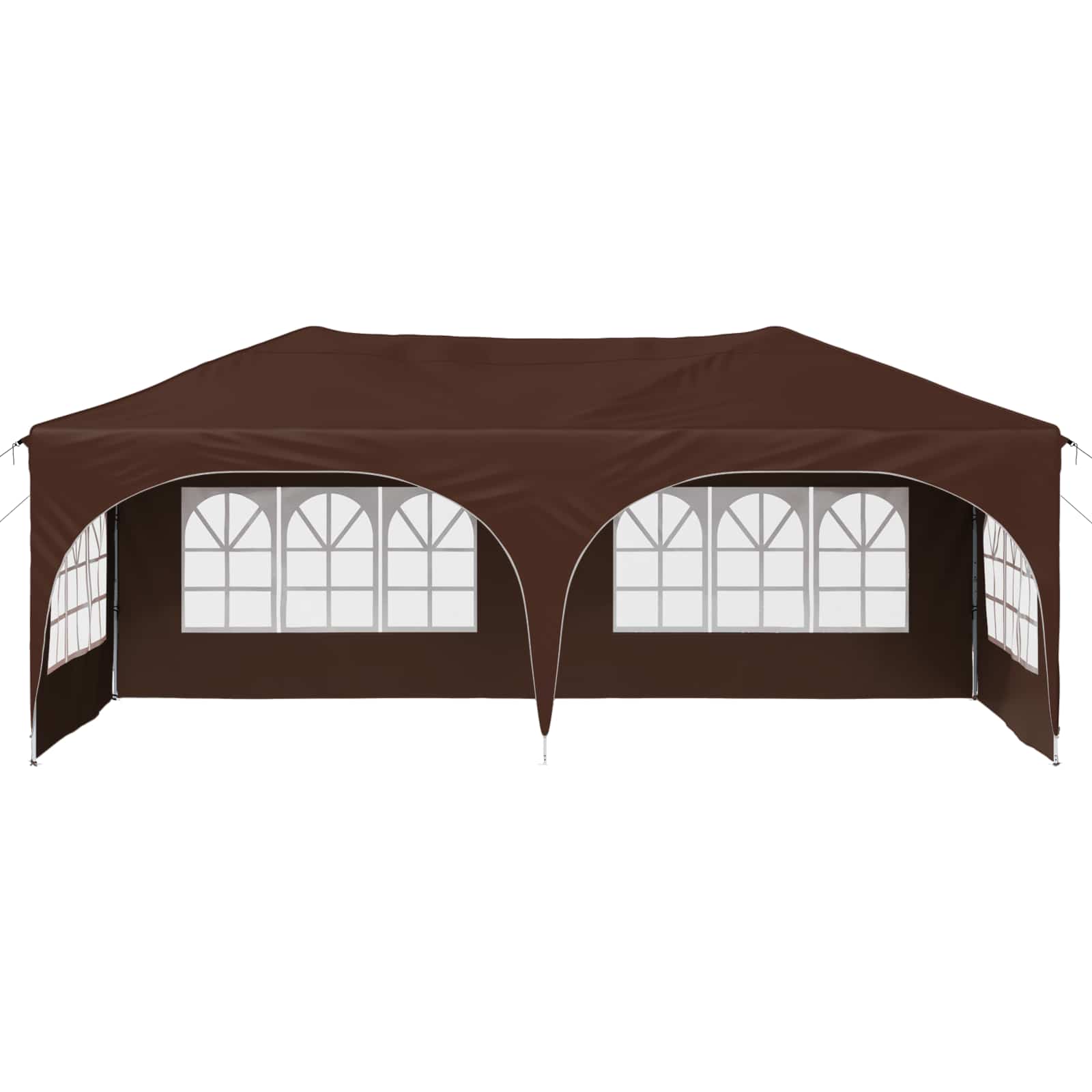 Tenda per feste a pop-up 575 x 288 x 245 cm Marrone