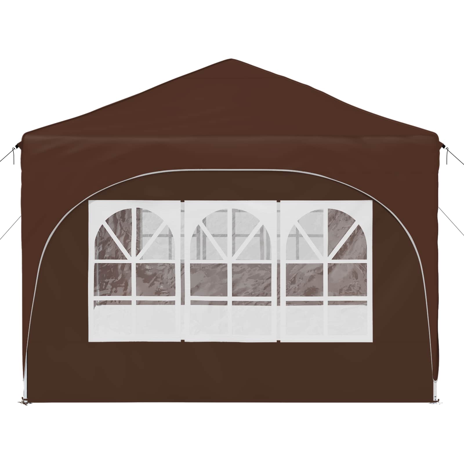 Tenda per feste a pop-up 575 x 288 x 245 cm Marrone