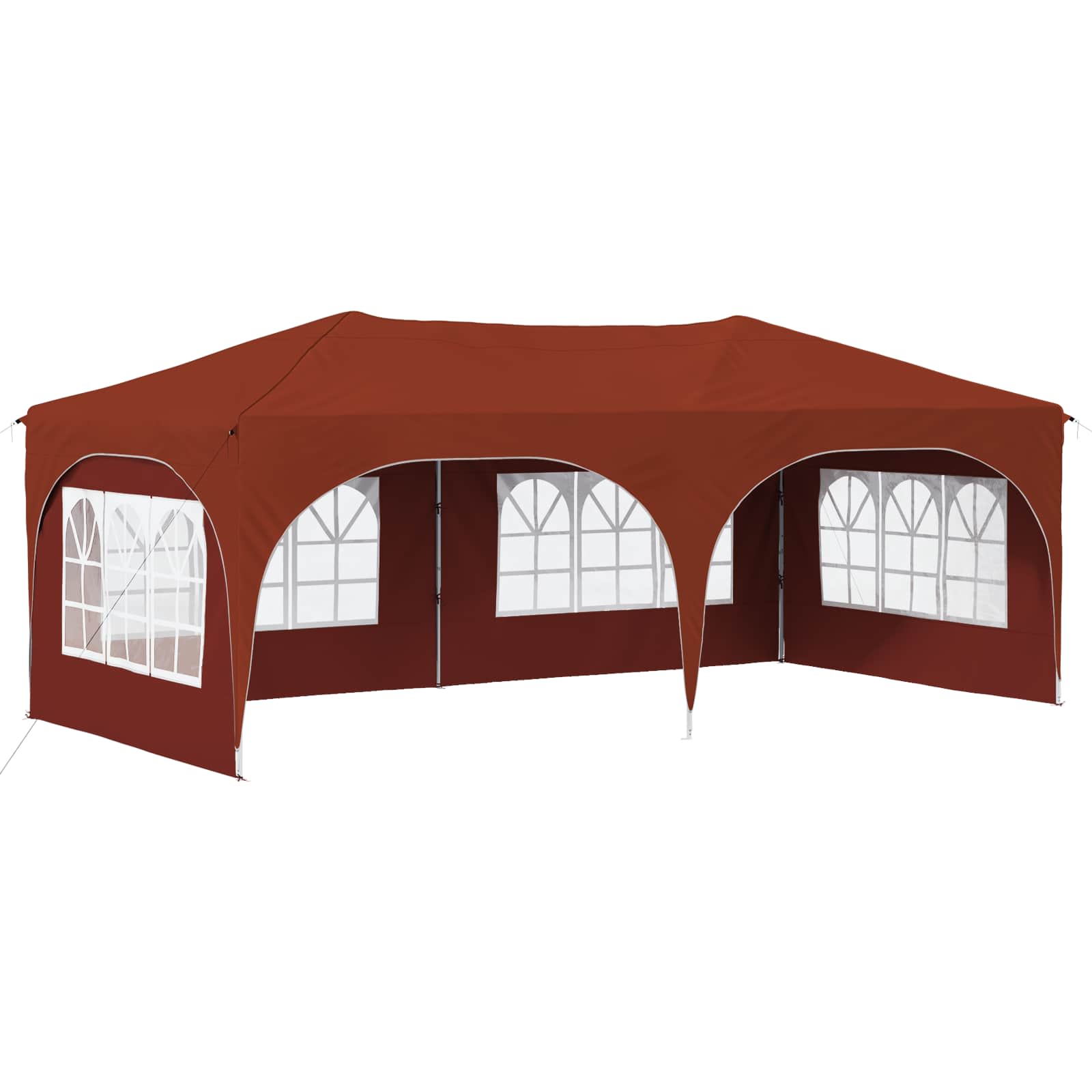 Tenda per feste a pop-up 575 x 288 x 245 cm Terracotta