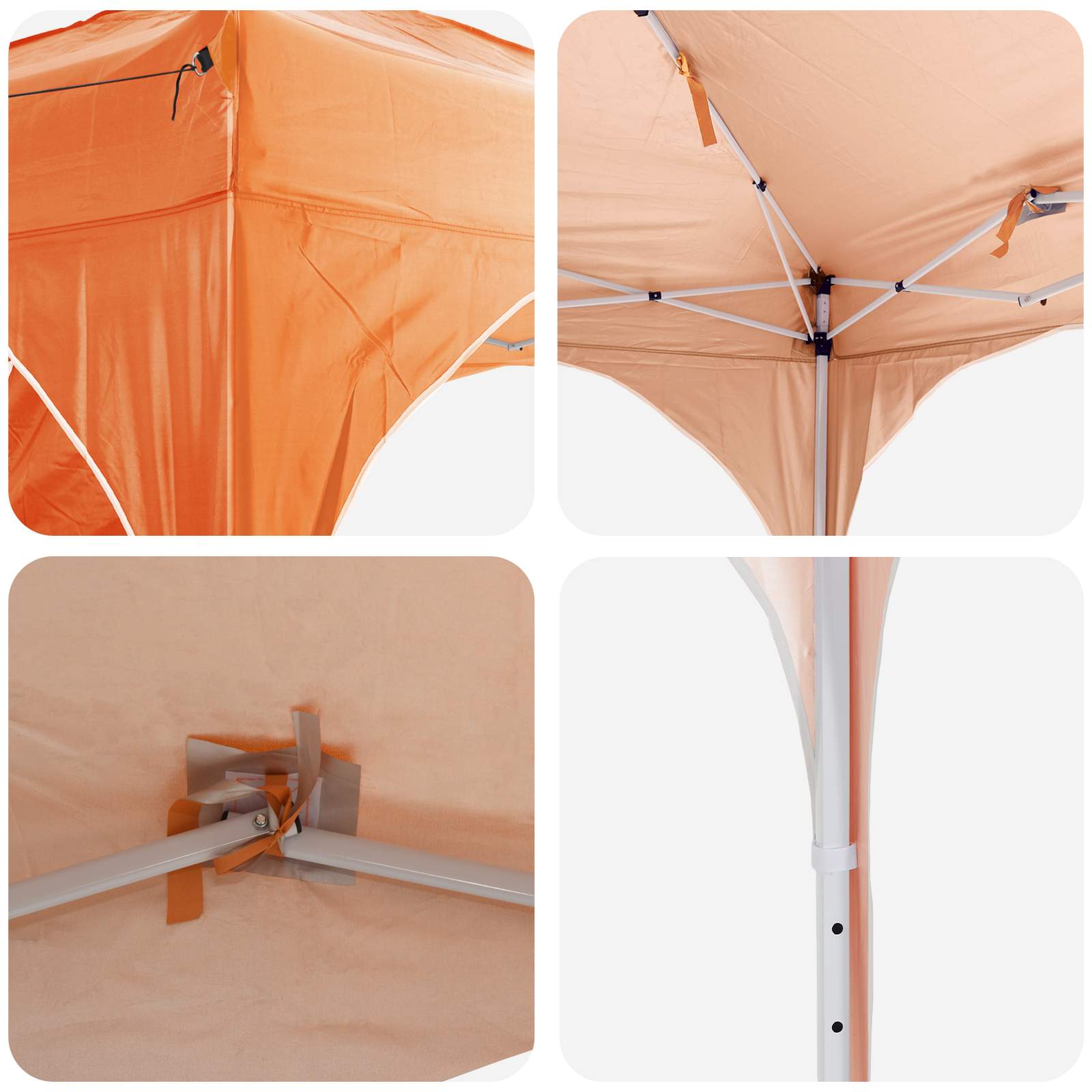 Tenda per feste a pop-up 575 x 288 x 245 cm Arancione