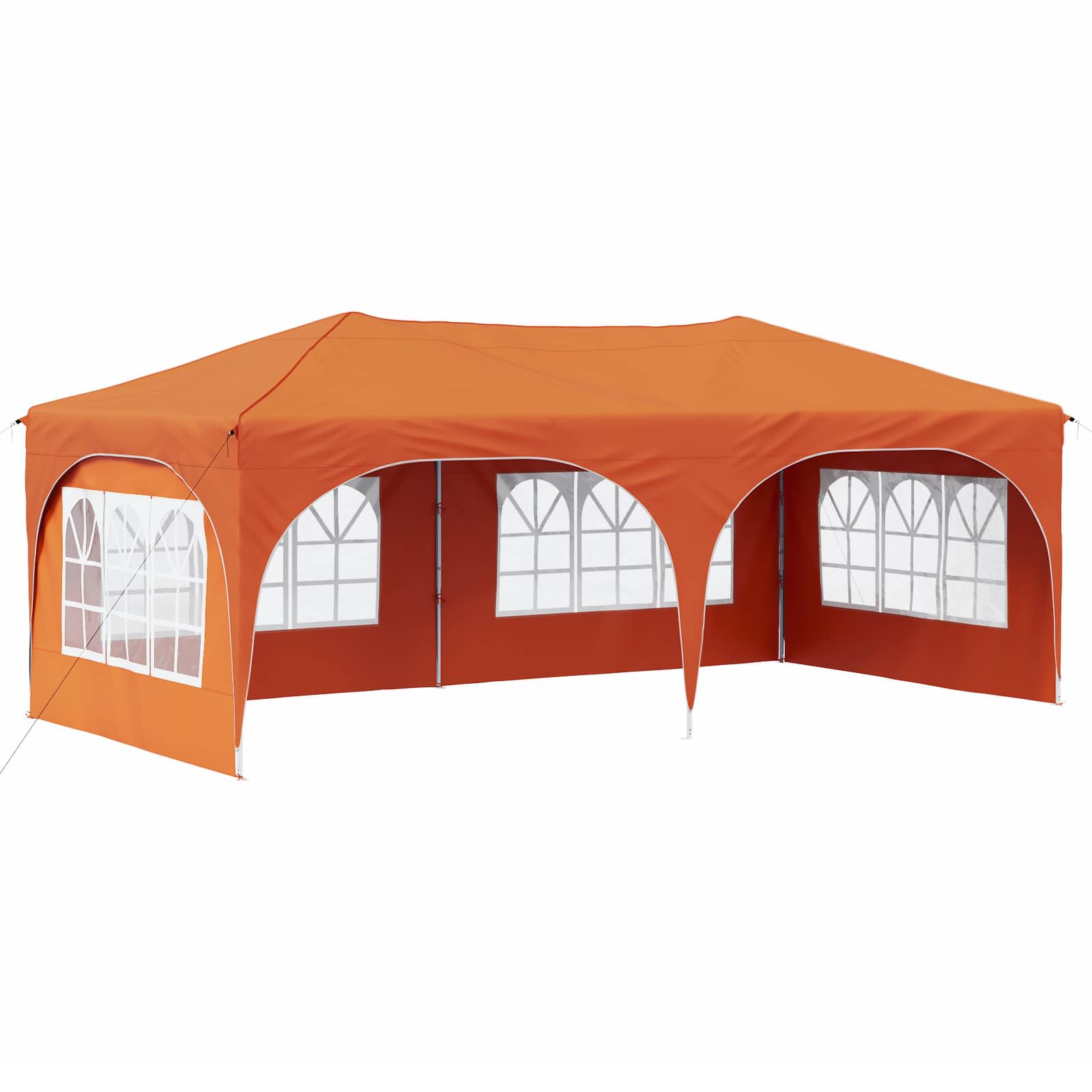 Tenda per feste a pop-up 575 x 288 x 245 cm Arancione