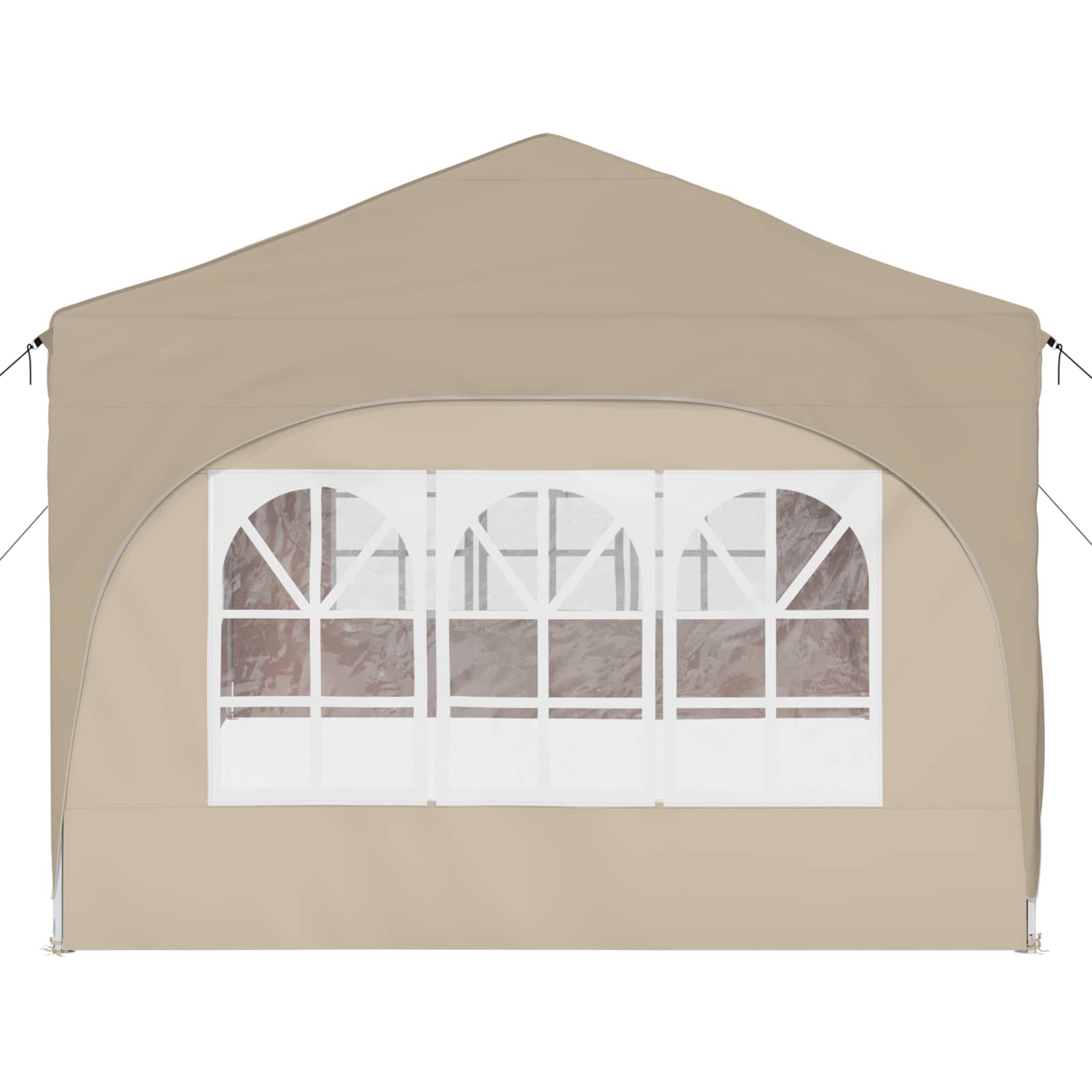 Tenda per feste a pop-up 575 x 288 x 245 cm Crema