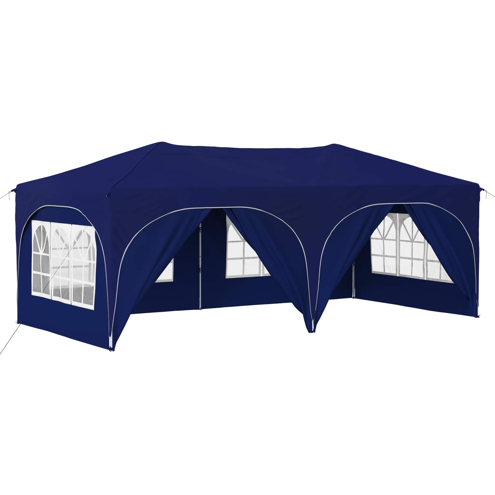 Tenda per feste a pop-up 575 x 288 x 245 cm Blu Tessuto Oxford