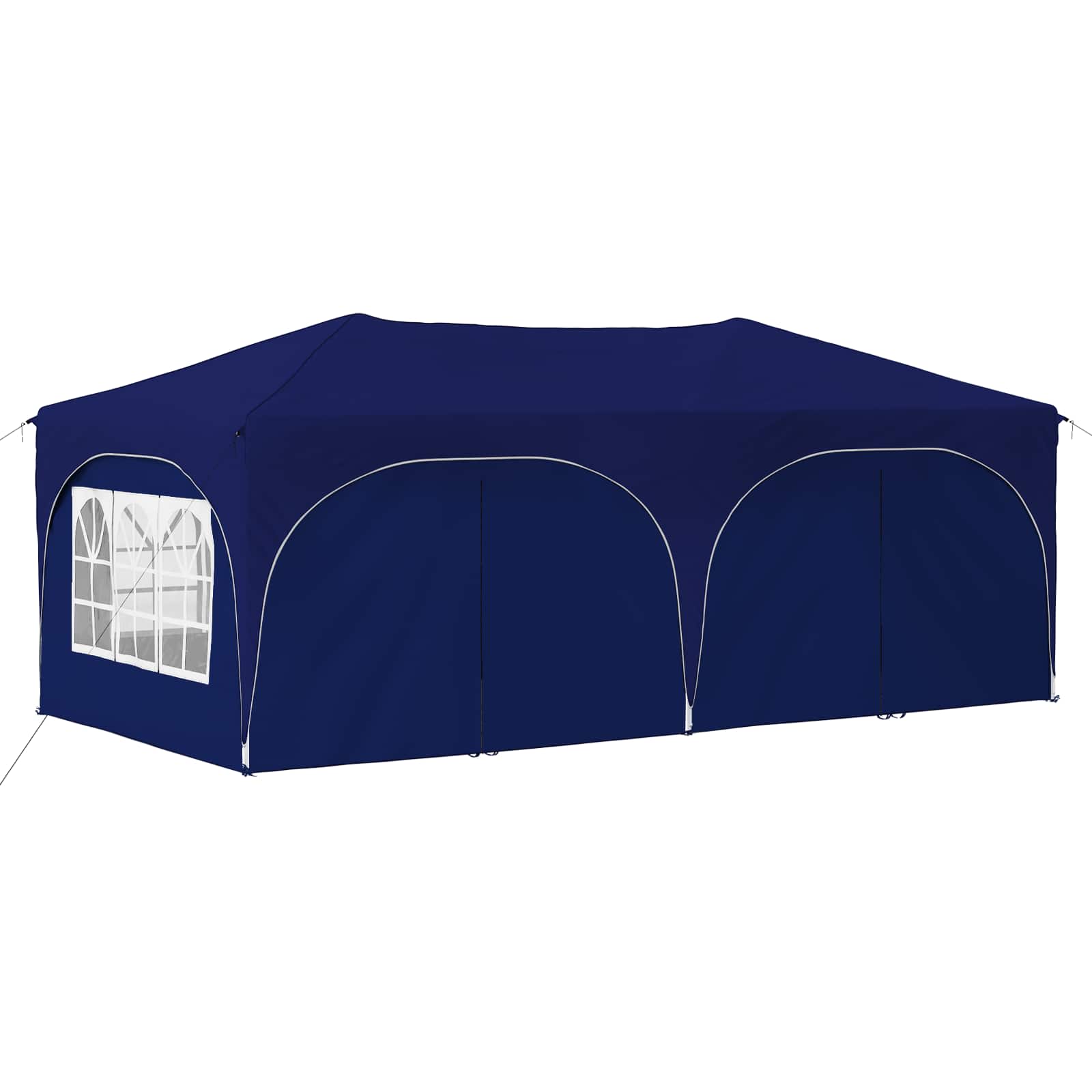 Tenda per feste a pop-up 575 x 288 x 245 cm Blu Tessuto Oxford
