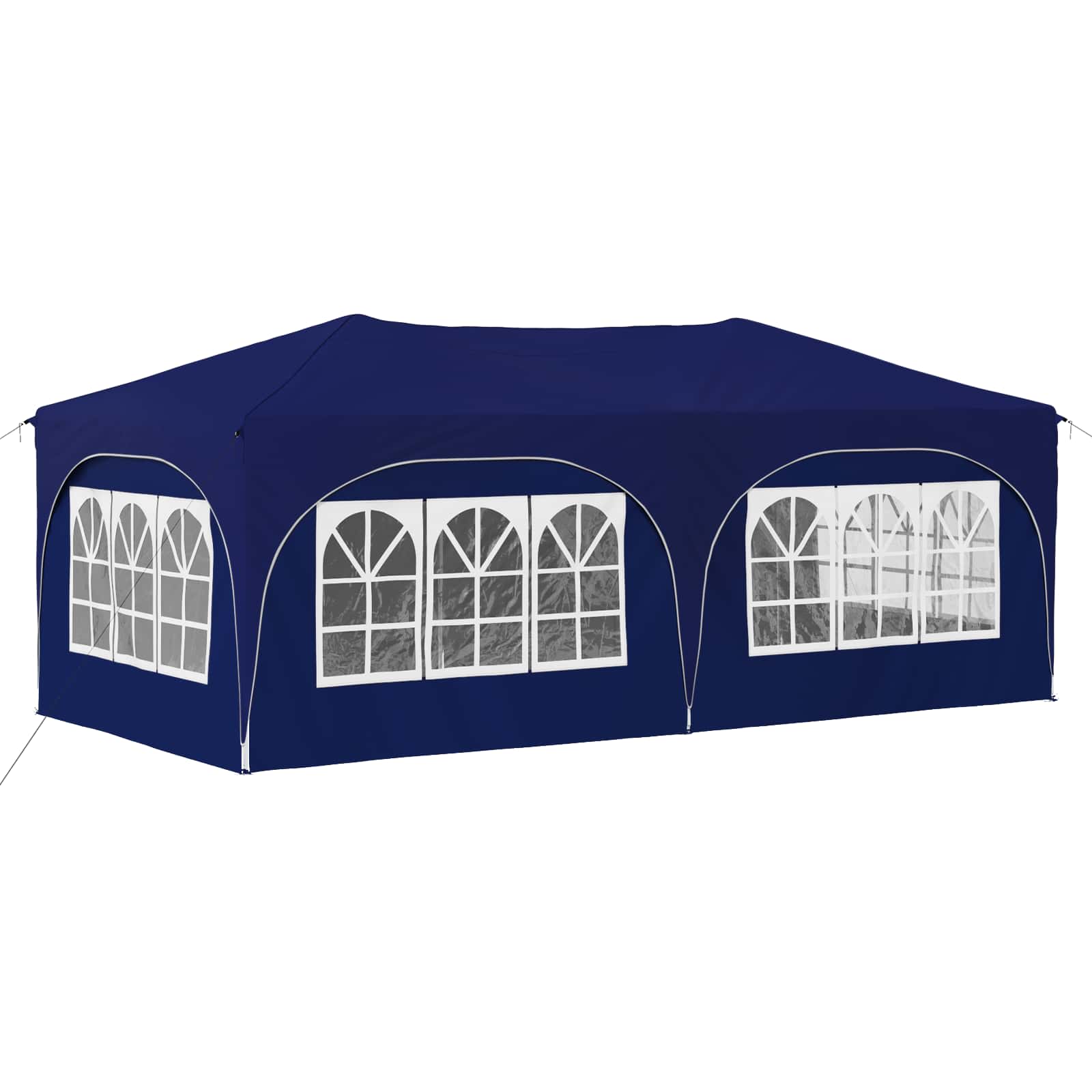 Tenda per feste a pop-up 575 x 288 x 245 cm Blu Tessuto Oxford