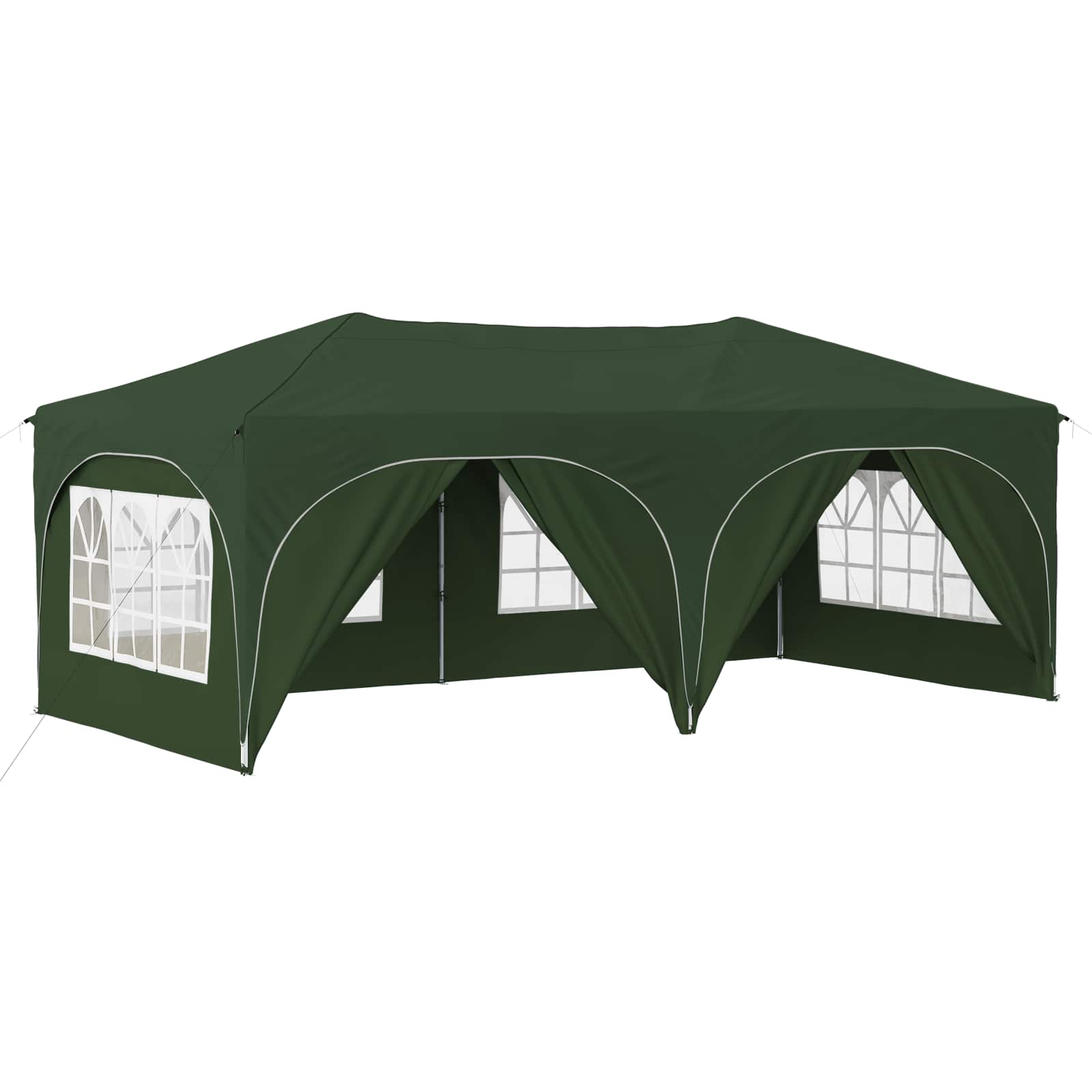 Tenda per feste a pop-up 575 x 288 x 245 cm Verde