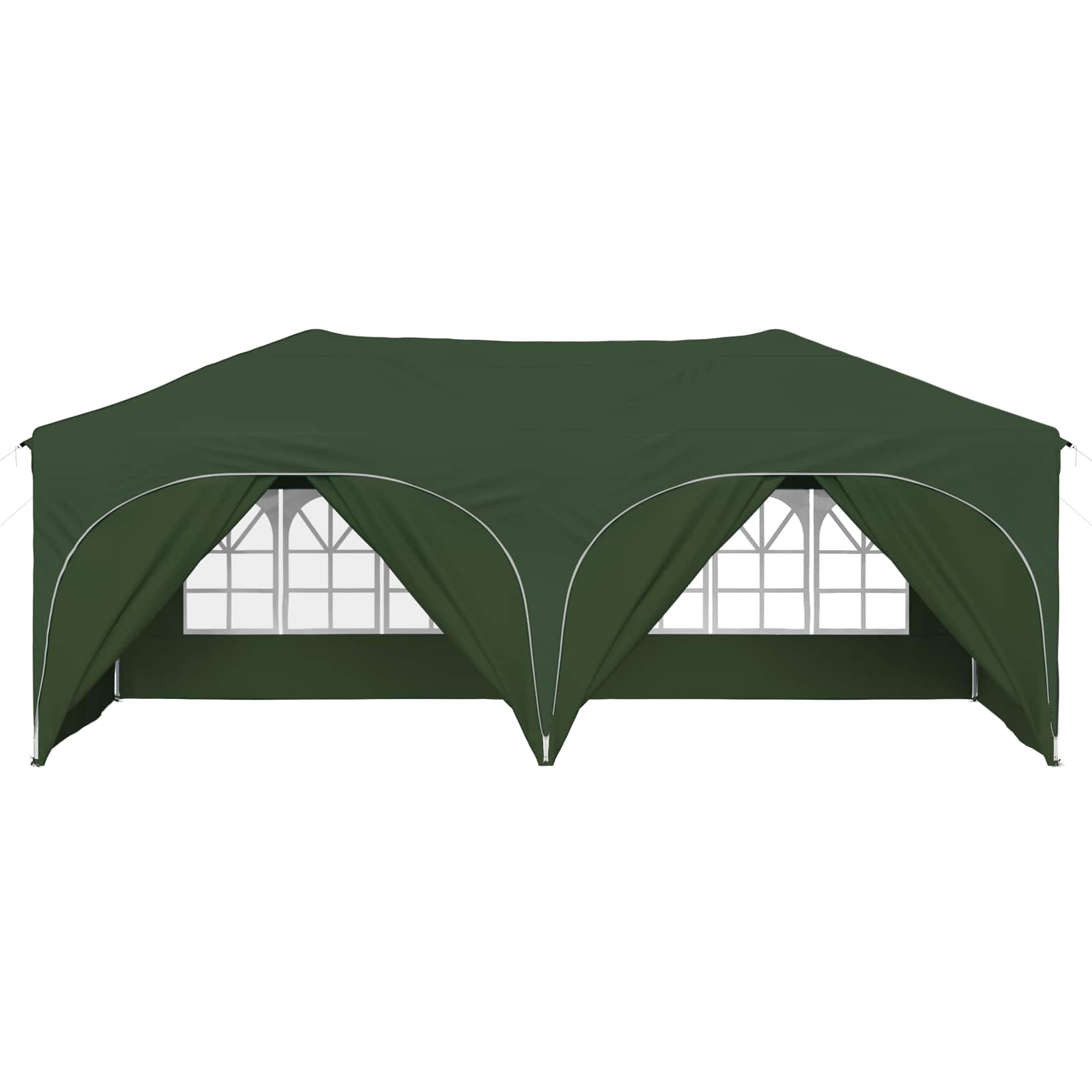Tenda per feste a pop-up 575 x 288 x 245 cm Verde